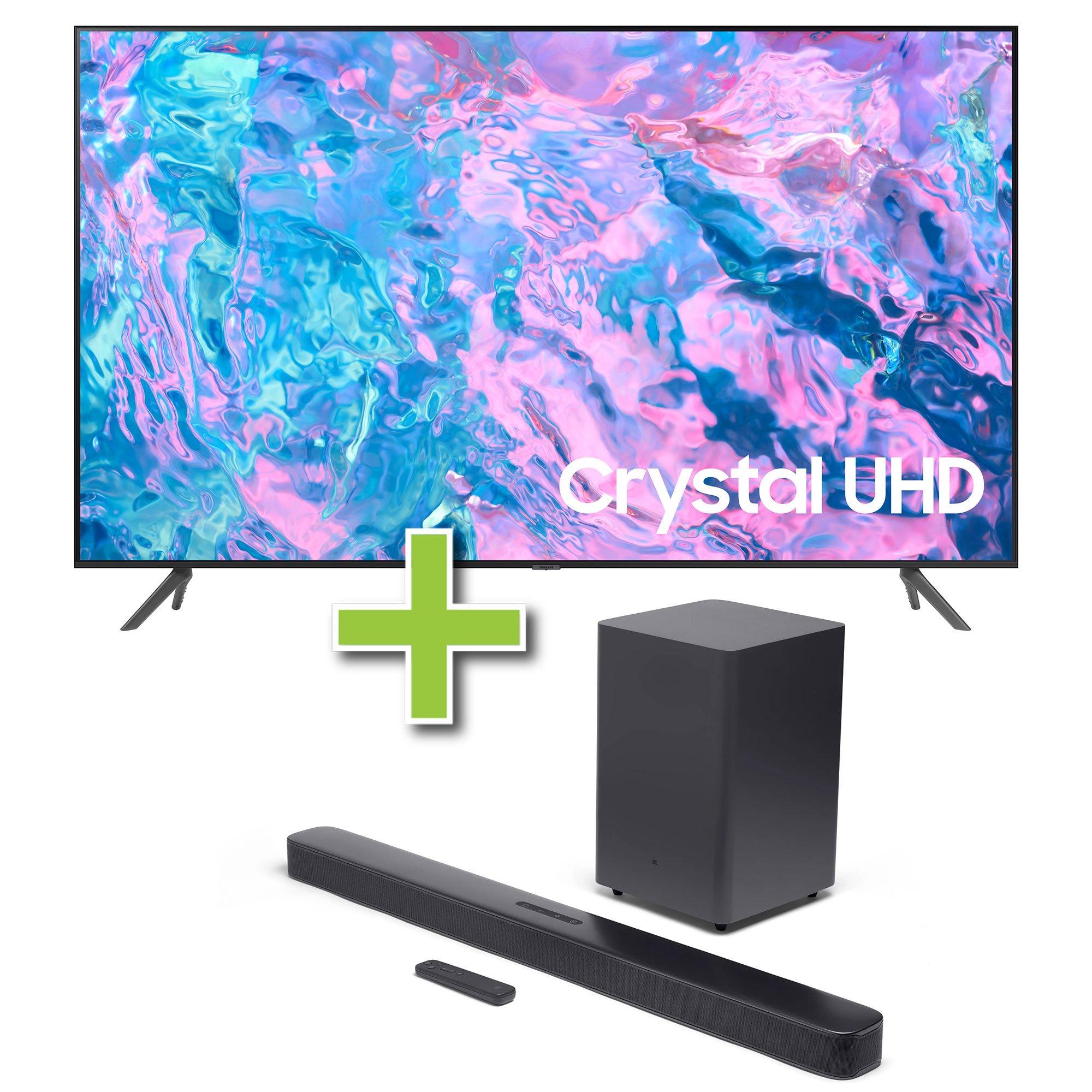 50" Samsung 4K UHD Smart TV & JBL 2.1 ch Soundbar