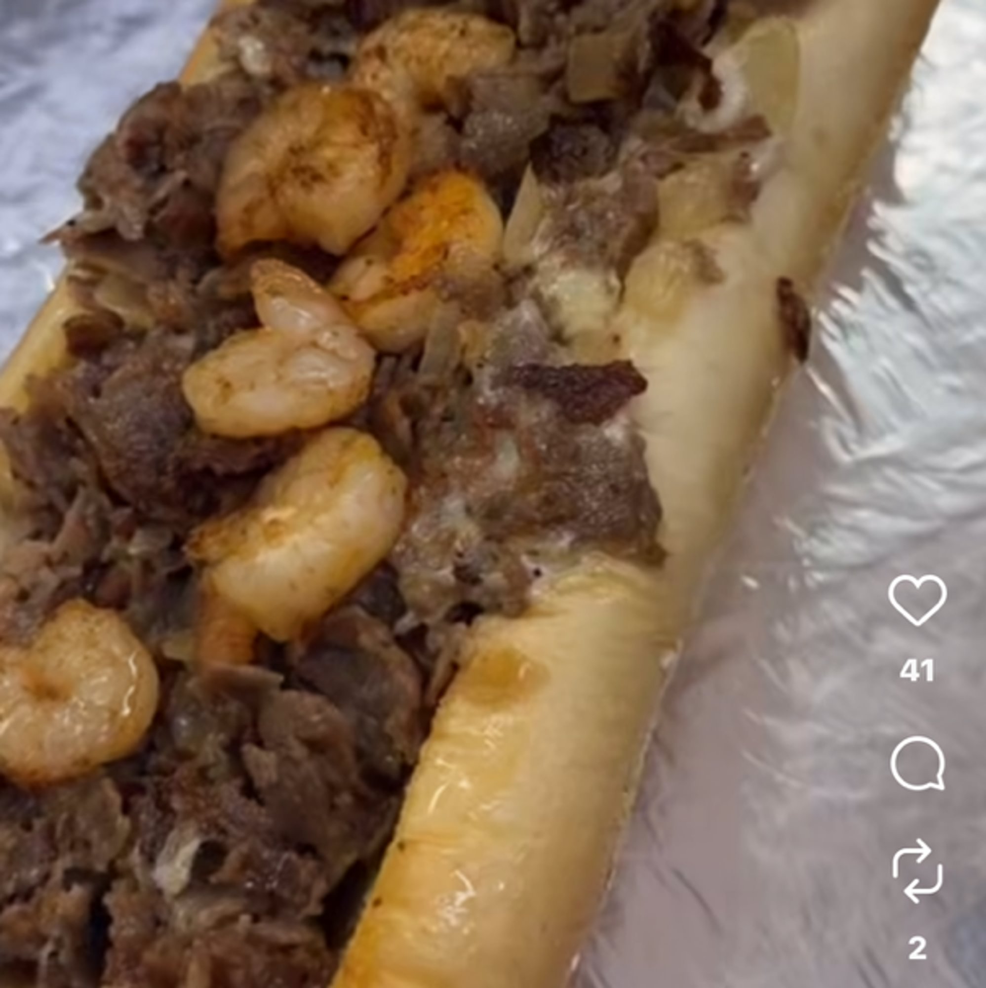 Philly Surf & Turf Cheesesteak Combo