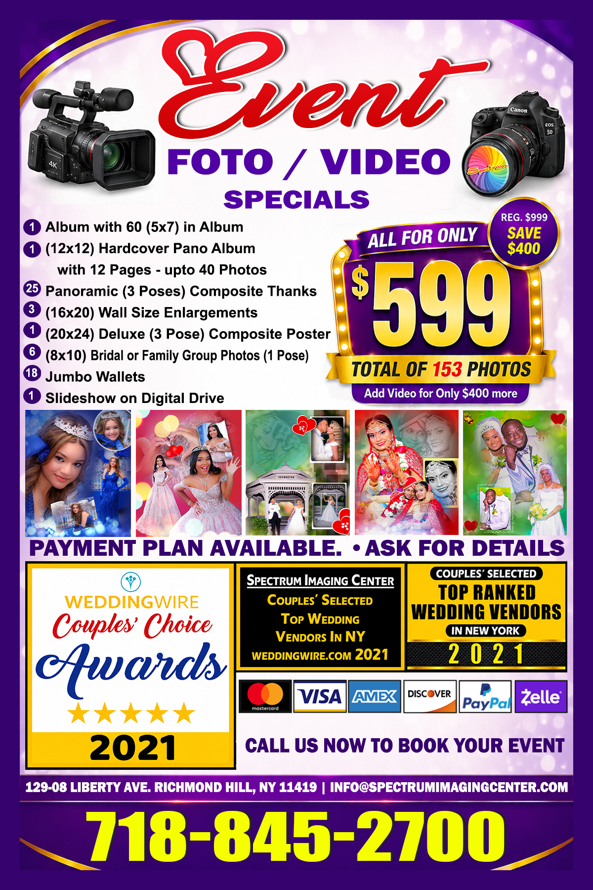 Event Photo & Video Specials
