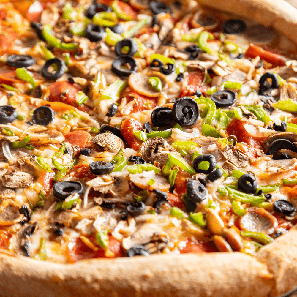 Davie's best deluxe pizza slice
