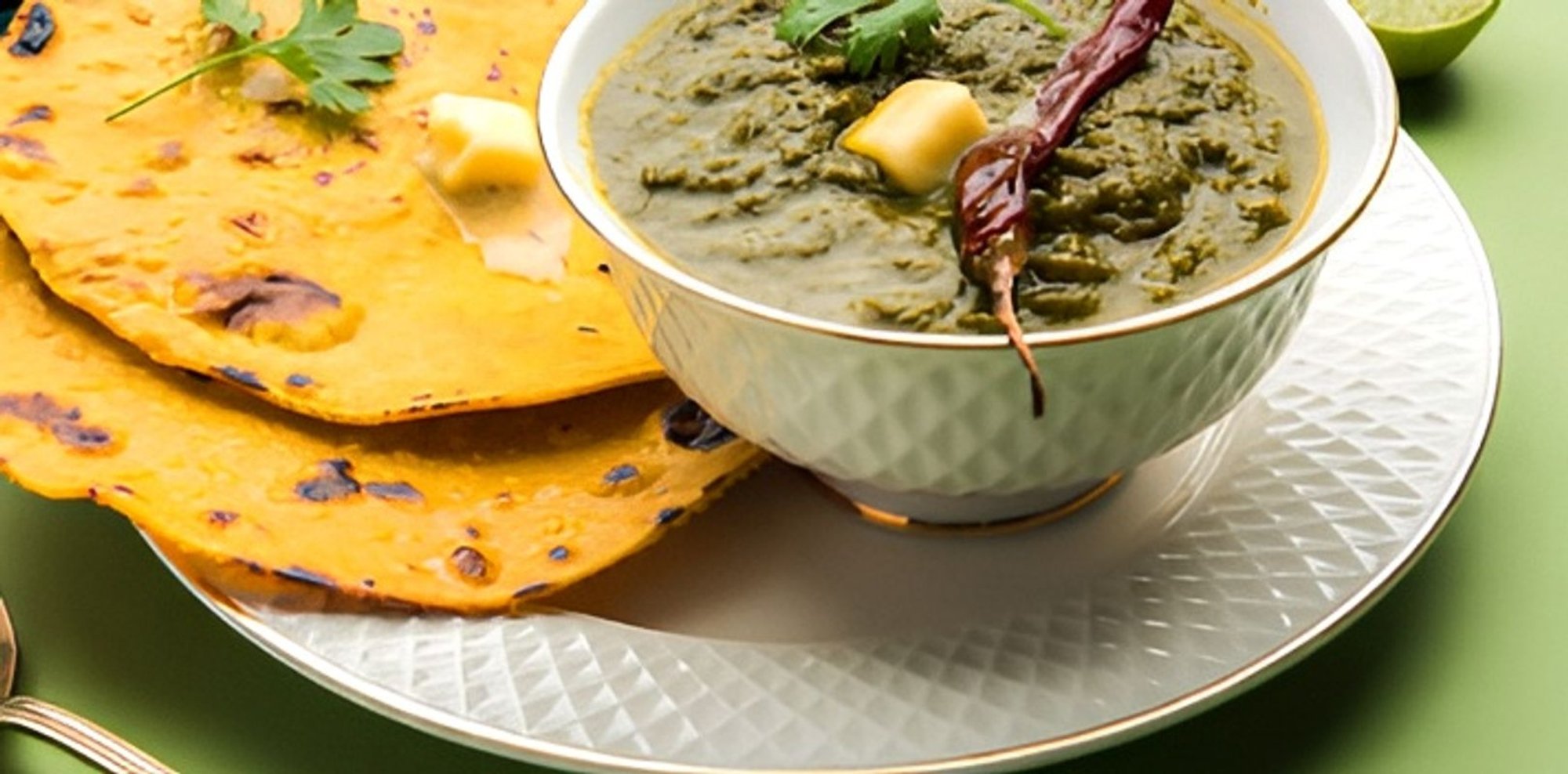 Sarson Da Saag and Makki Ki Roti
