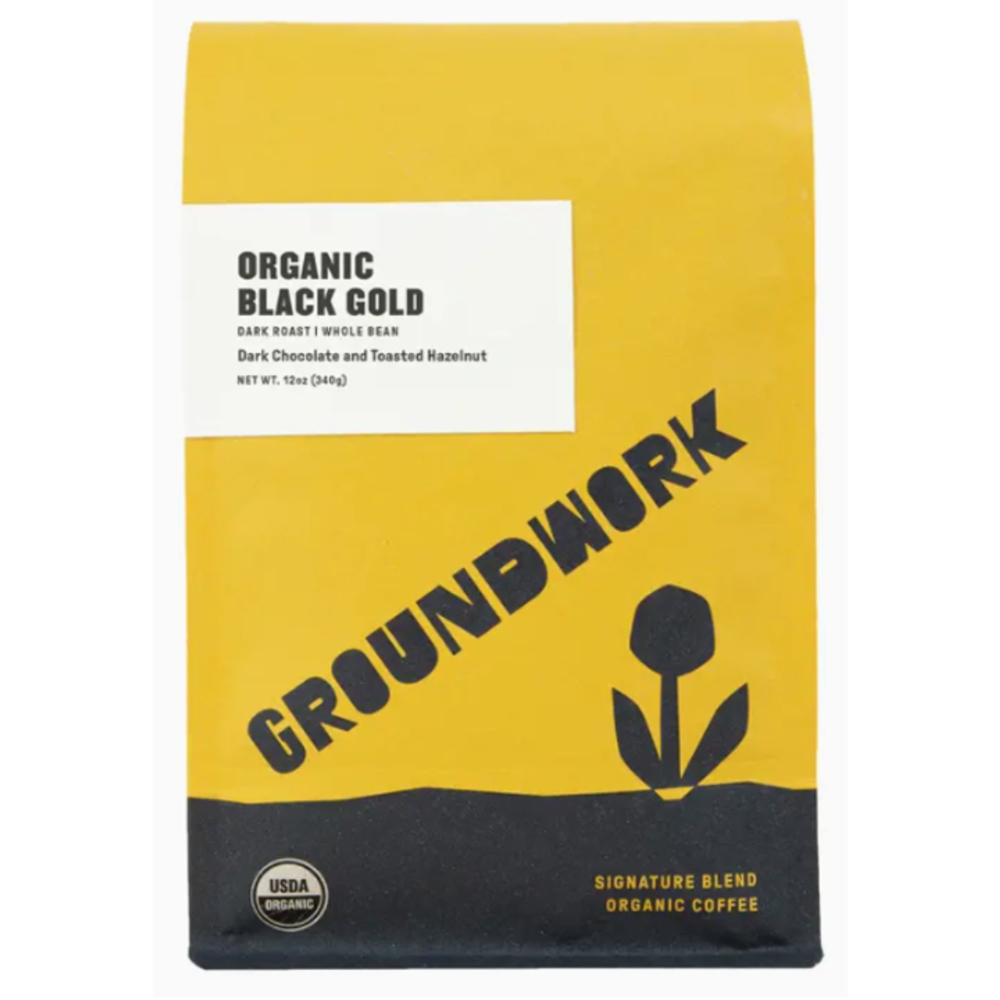 Groundwork Black Gold - Organic Dark Roast | 12oz