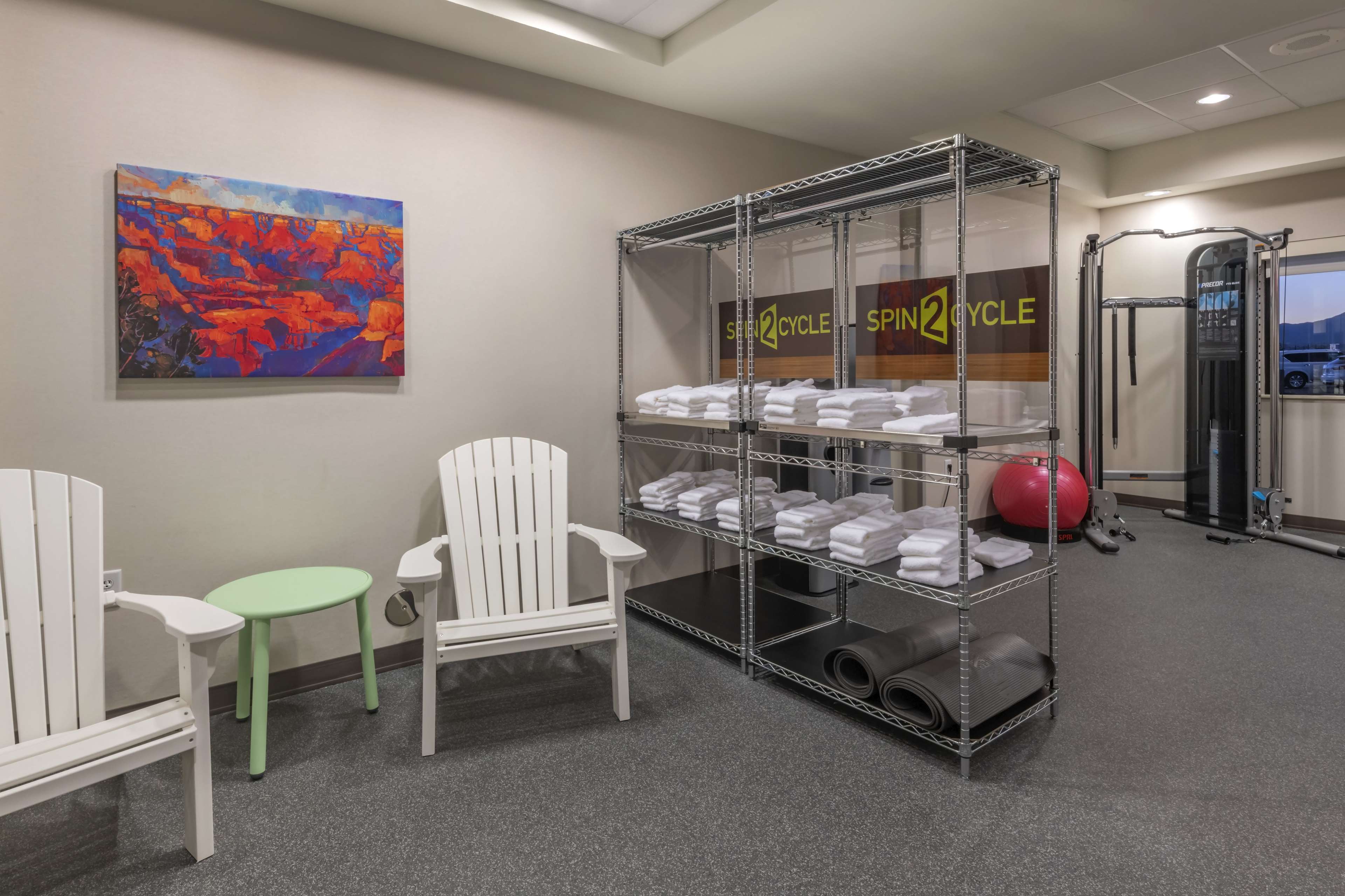 Health club  fitness center  gym