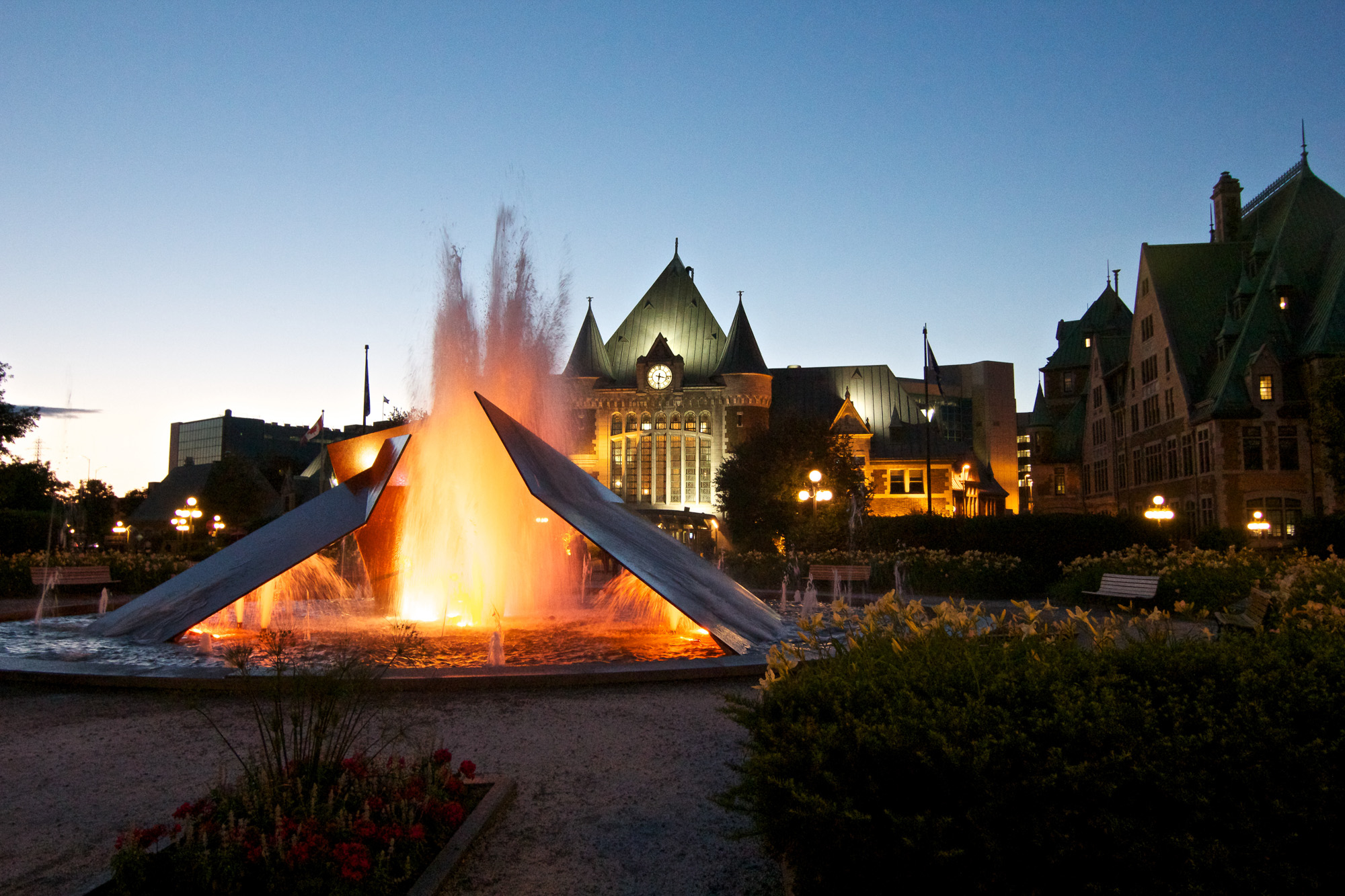 Fairmont Le ChaÌteau Frontenac, Quebec City, Canada. Photo copyright Miceli Productions. http://MiceliProductions.com