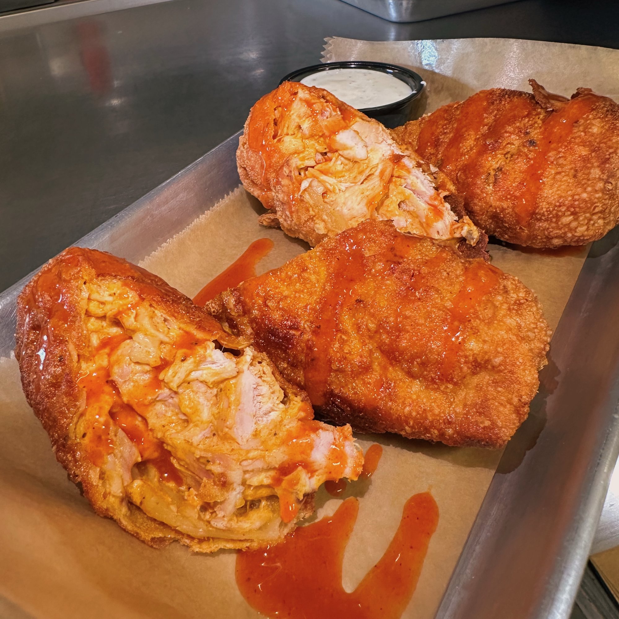 Buffalo Chicken Eggrolls