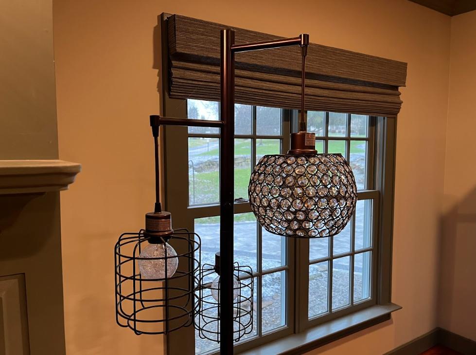 Bring nature indoors and add texture and depth to your living room in Phillipsburg with our Woven Wood Shades from Budget Blinds. From rustic to modern, our Shades offer a blissful touch of texture and warmth.