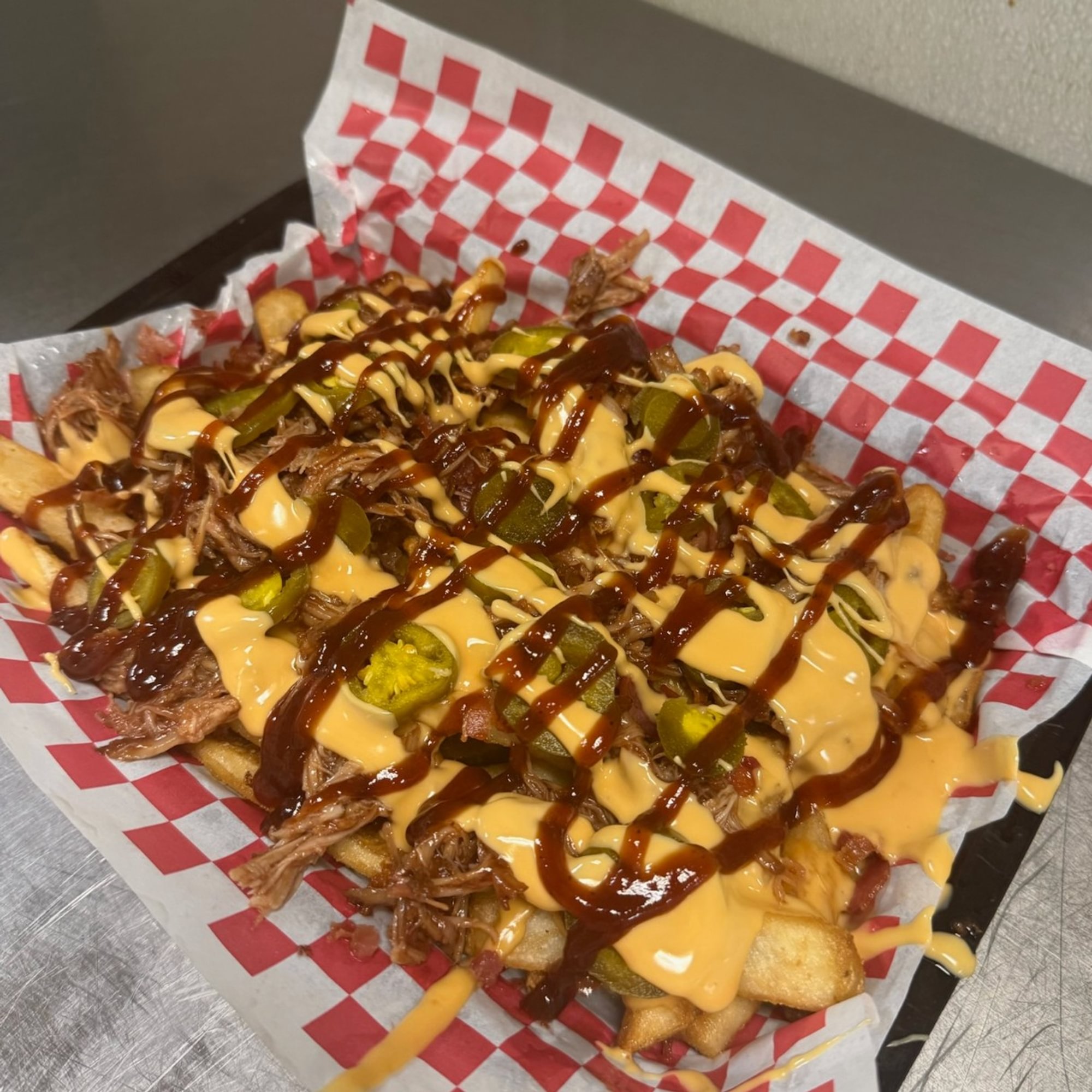 Pulled Pork BBQ Loaded Fry
