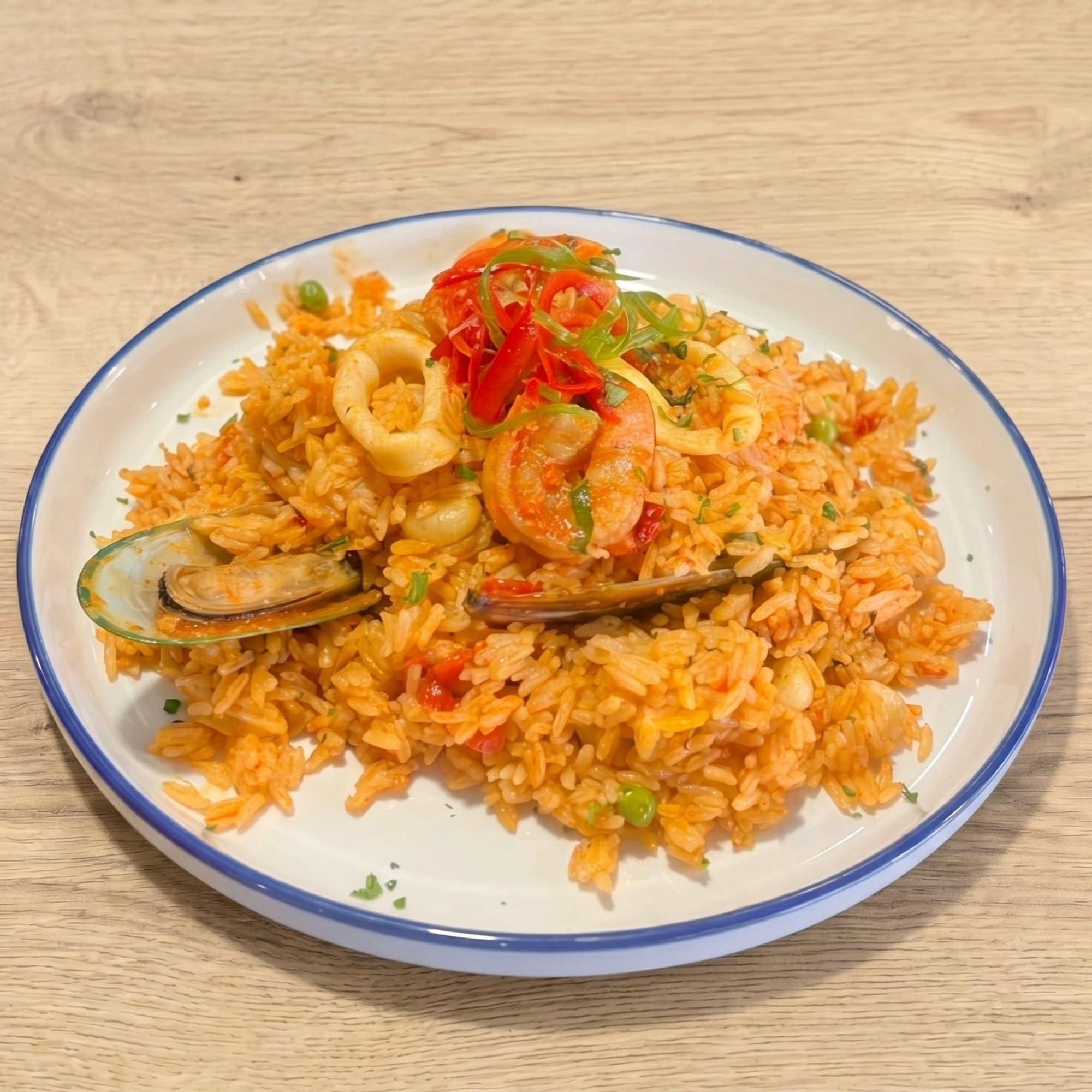 Arroz Chaufa with Shrimp