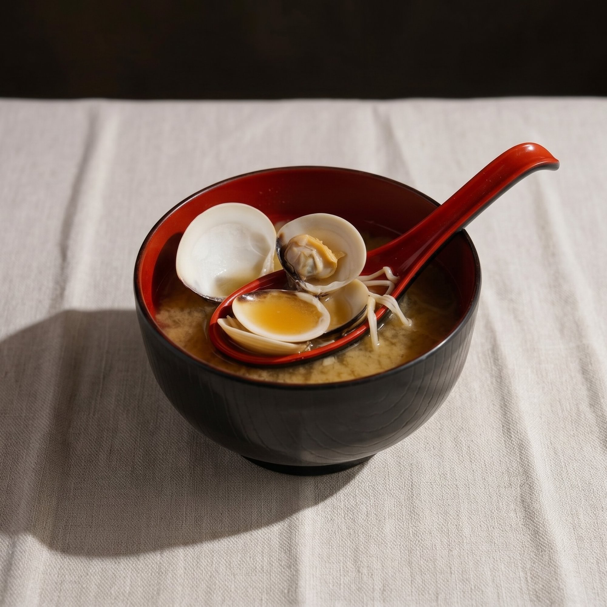 Clam Mushroom Miso Soup (GF)