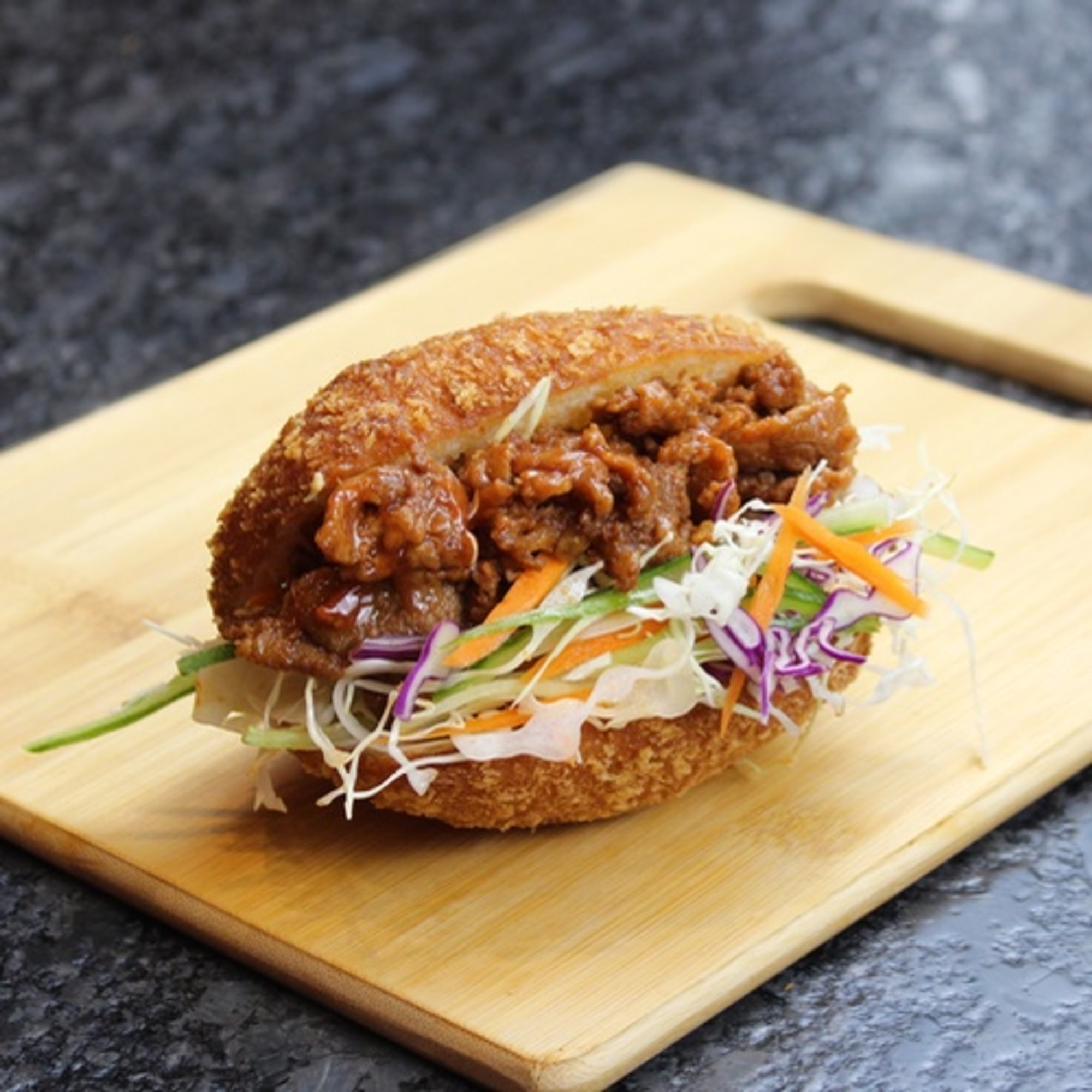 Spicy Gochujang Pork Croquette Combo (French Fries & Drink)
