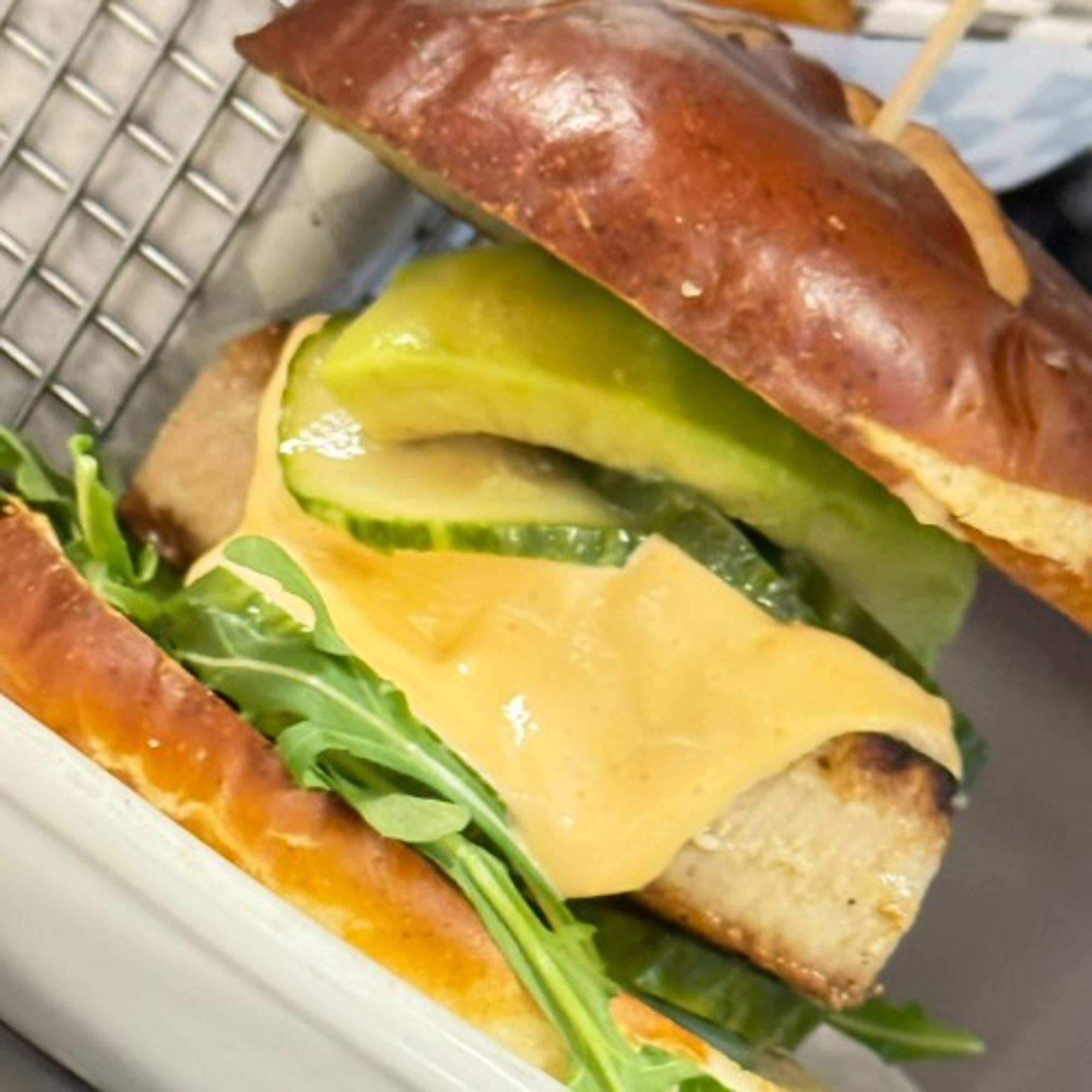 Ahi Club Burger