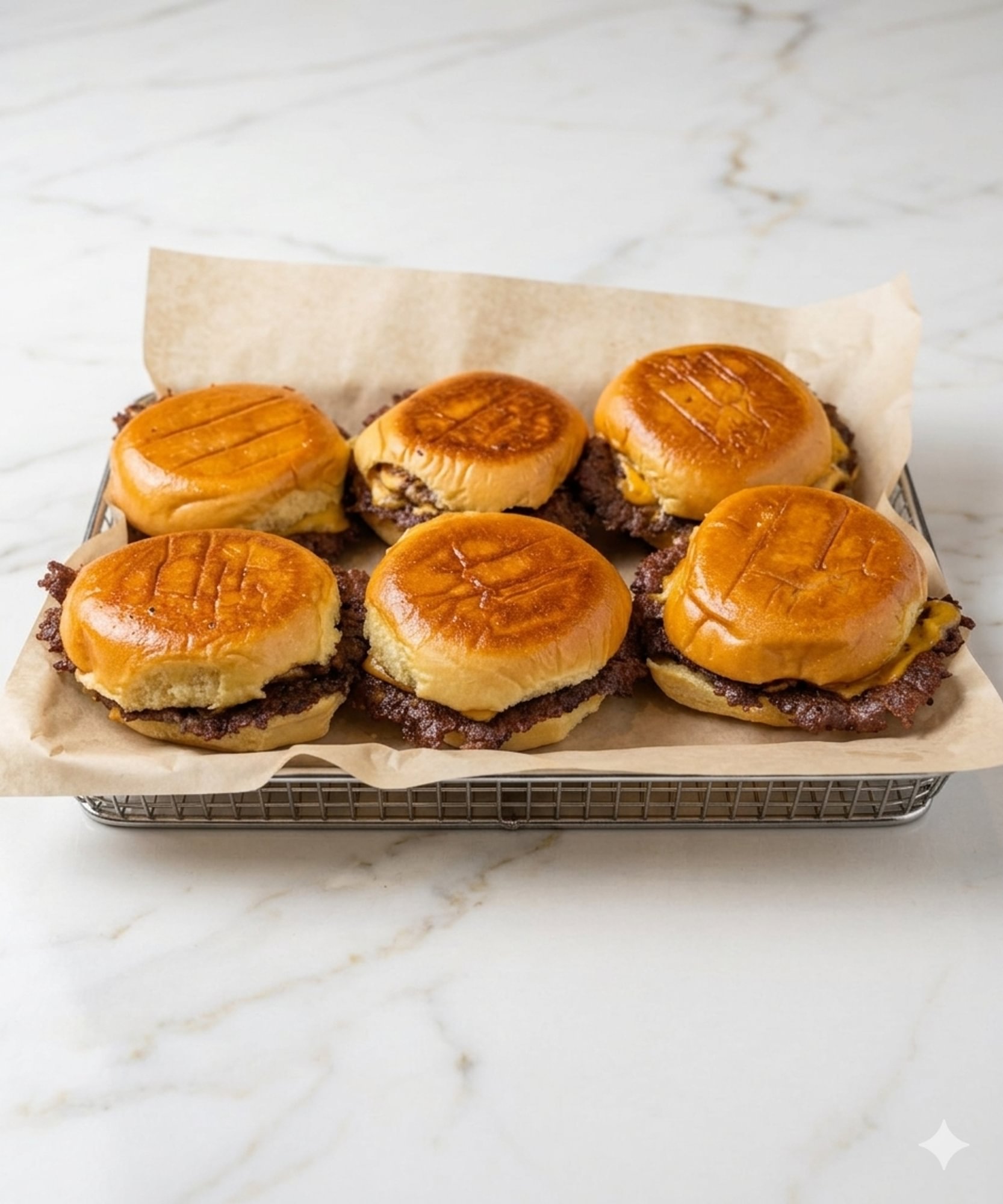 #10 (6) SMASH WAGYU CHEESEBURGER SLIDERS COMBO