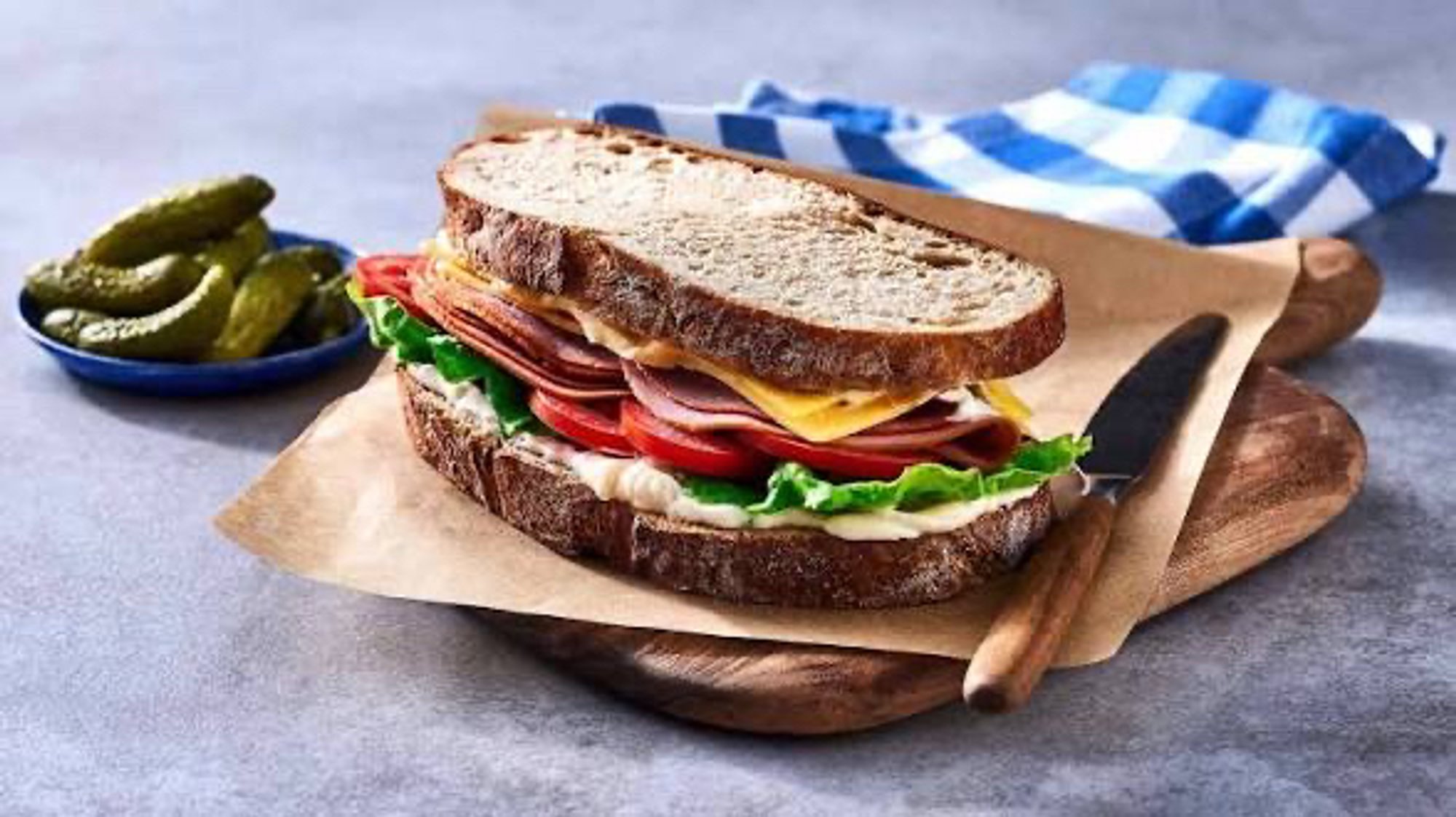 Ham and Cheese Sandwich