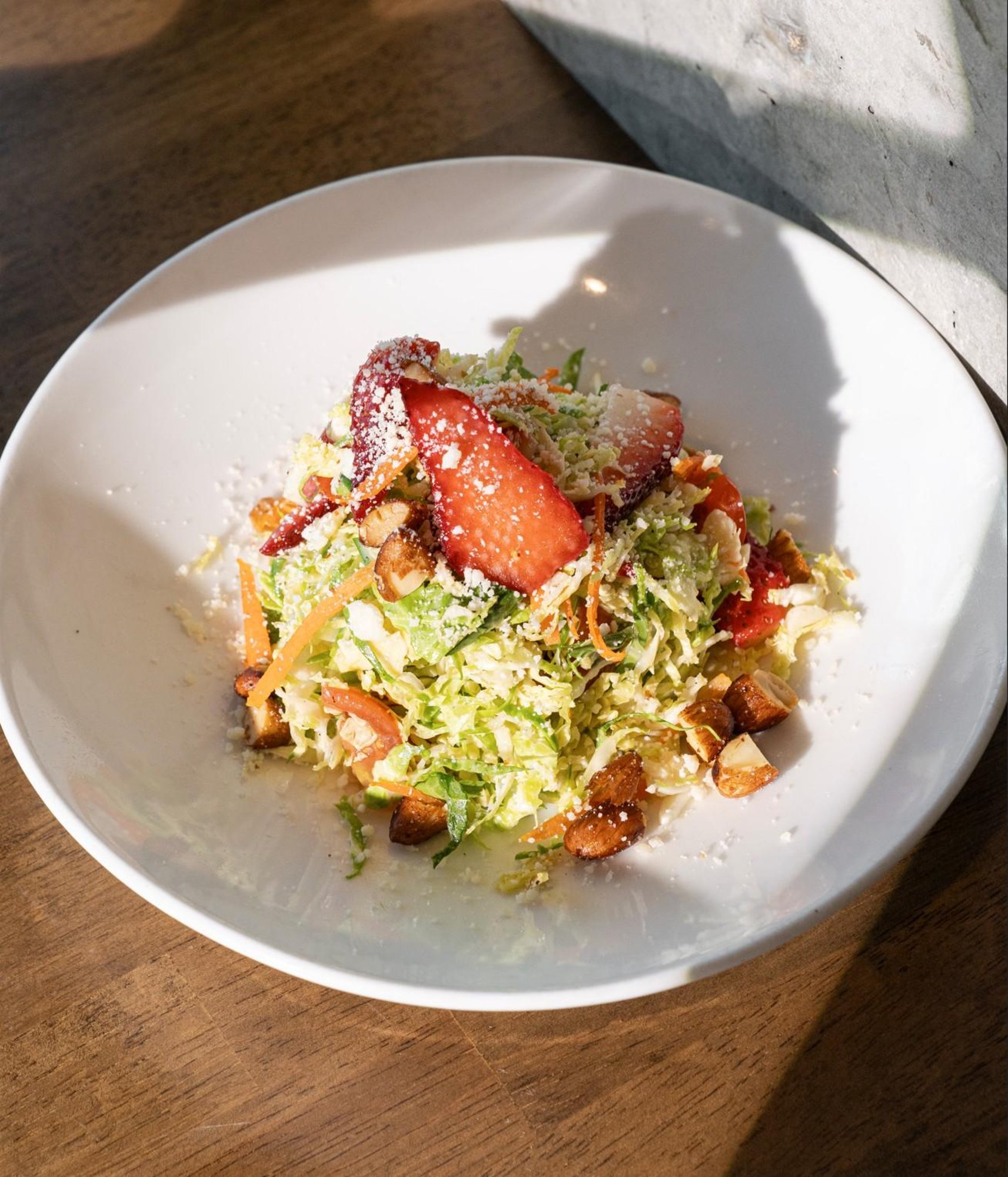 Shaved Brussels Sprouts Salad