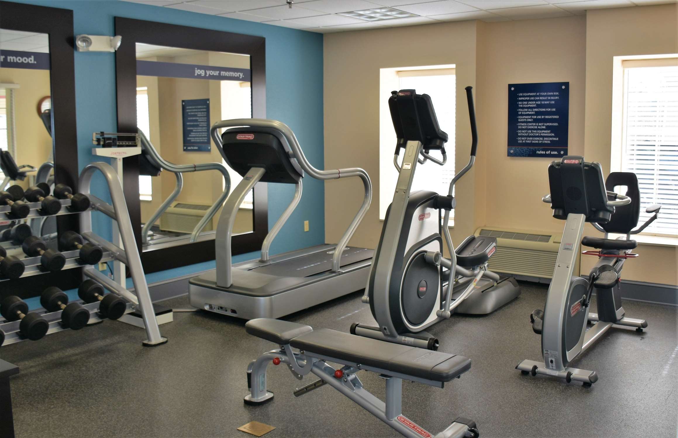 Health club  fitness center  gym