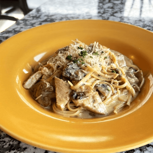 Chicken & Wild Mushroom Pasta