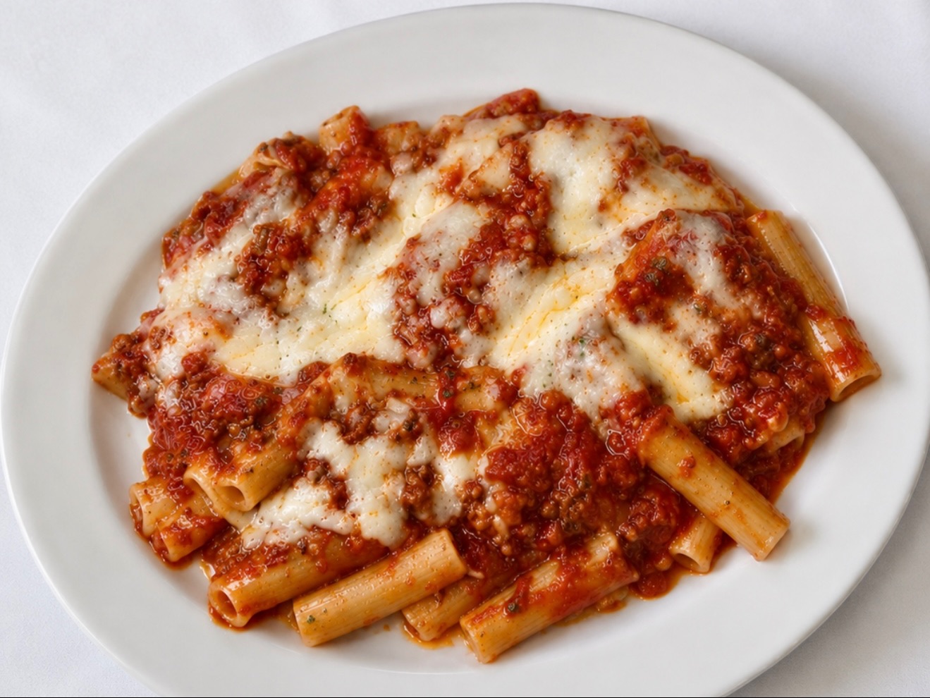 Baked Ziti Parmigiana