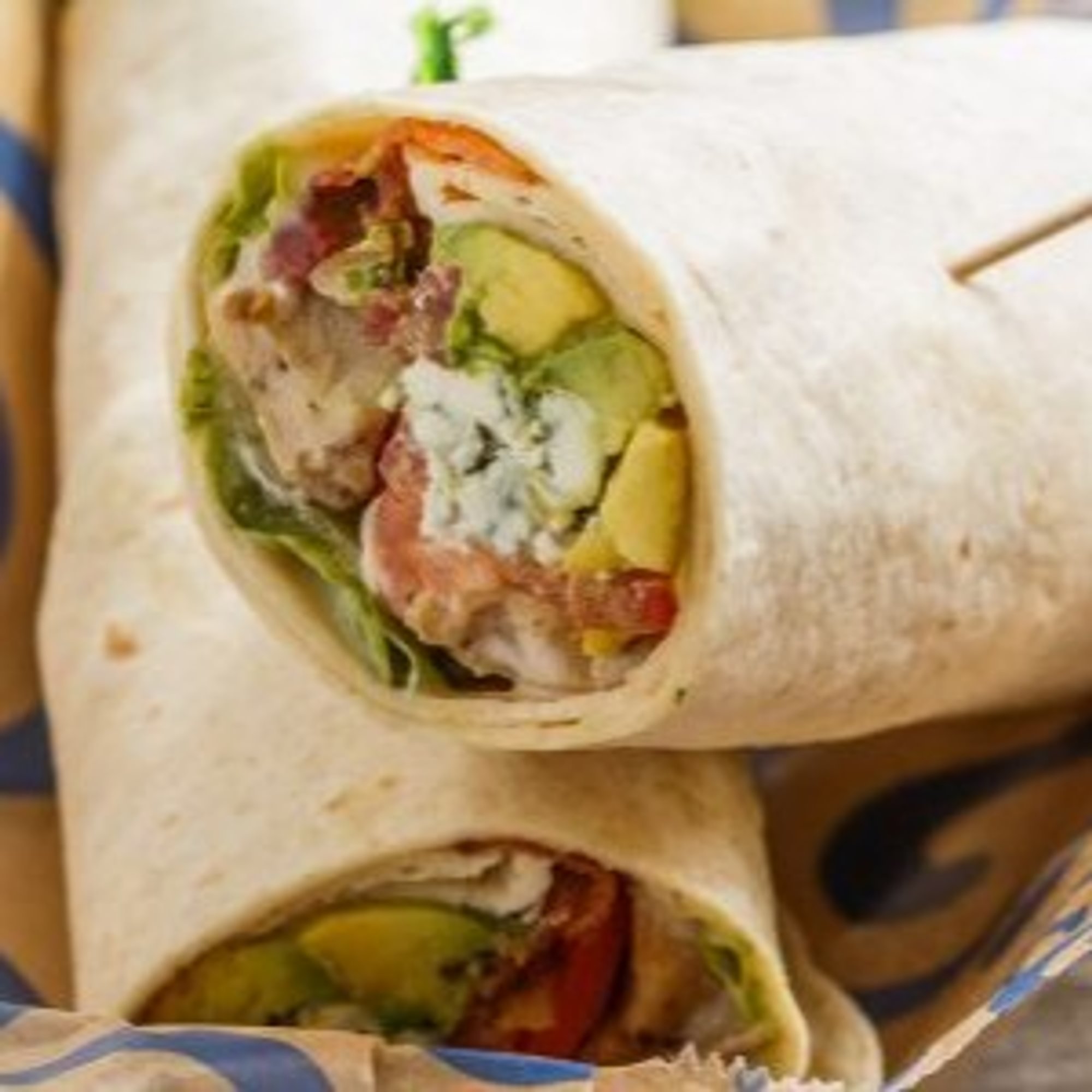 Cobb Salad Sandwich Wrap