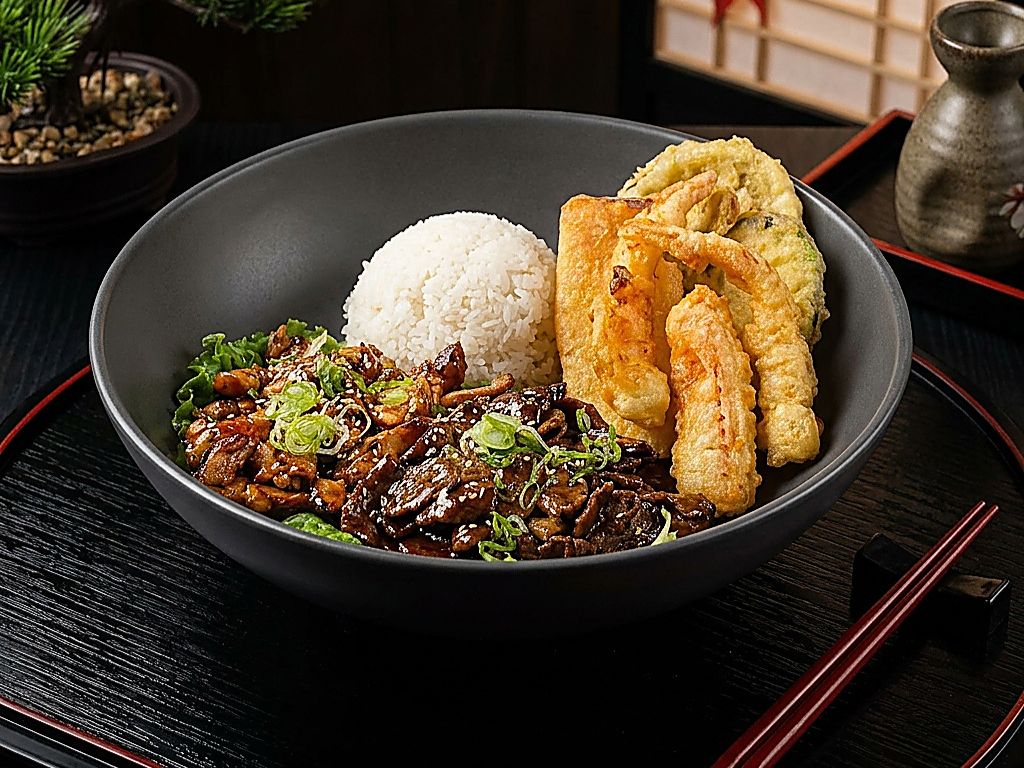 Chicken & Beef Teriyaki