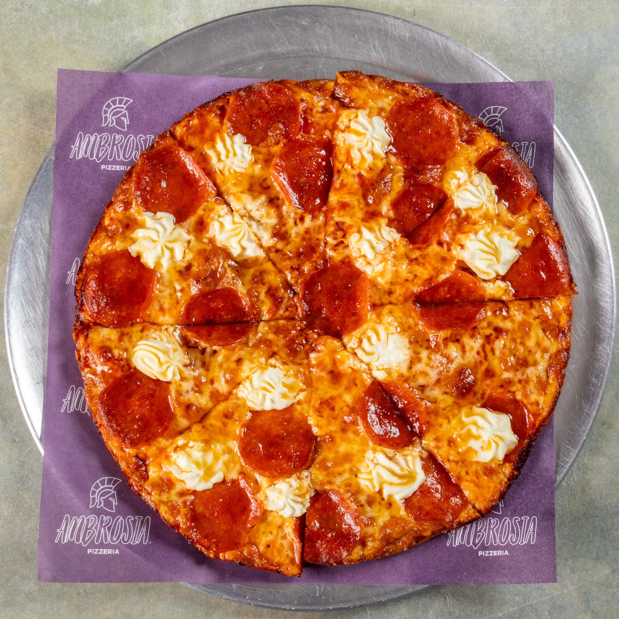 Hot Honey Ricotta & Roni Gourmet Pizza