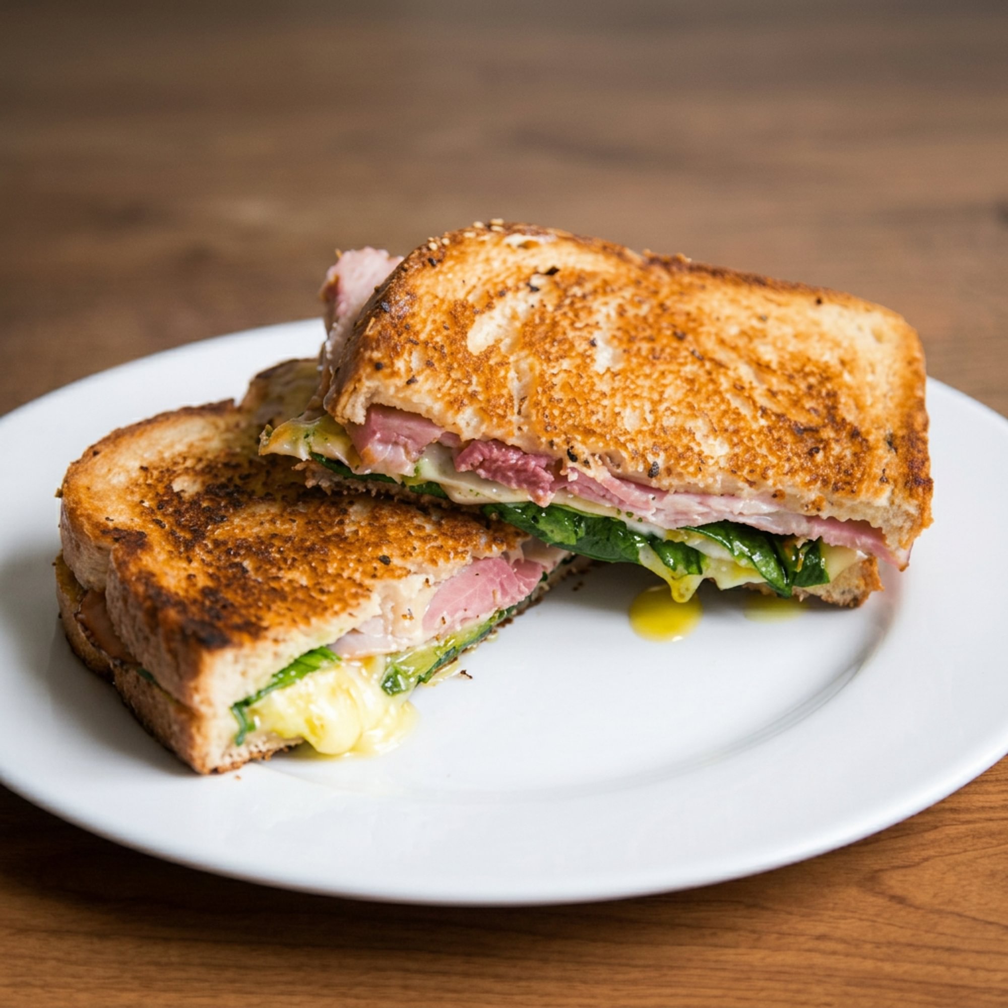 Egg and Meat Sandwich