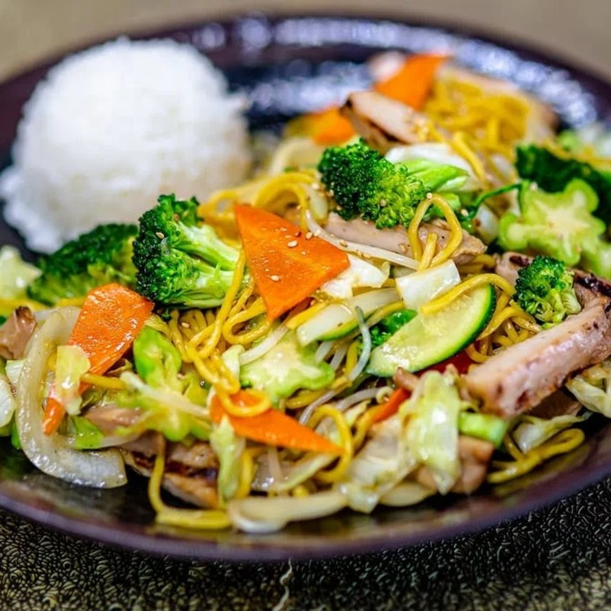 Chicken Yakisoba