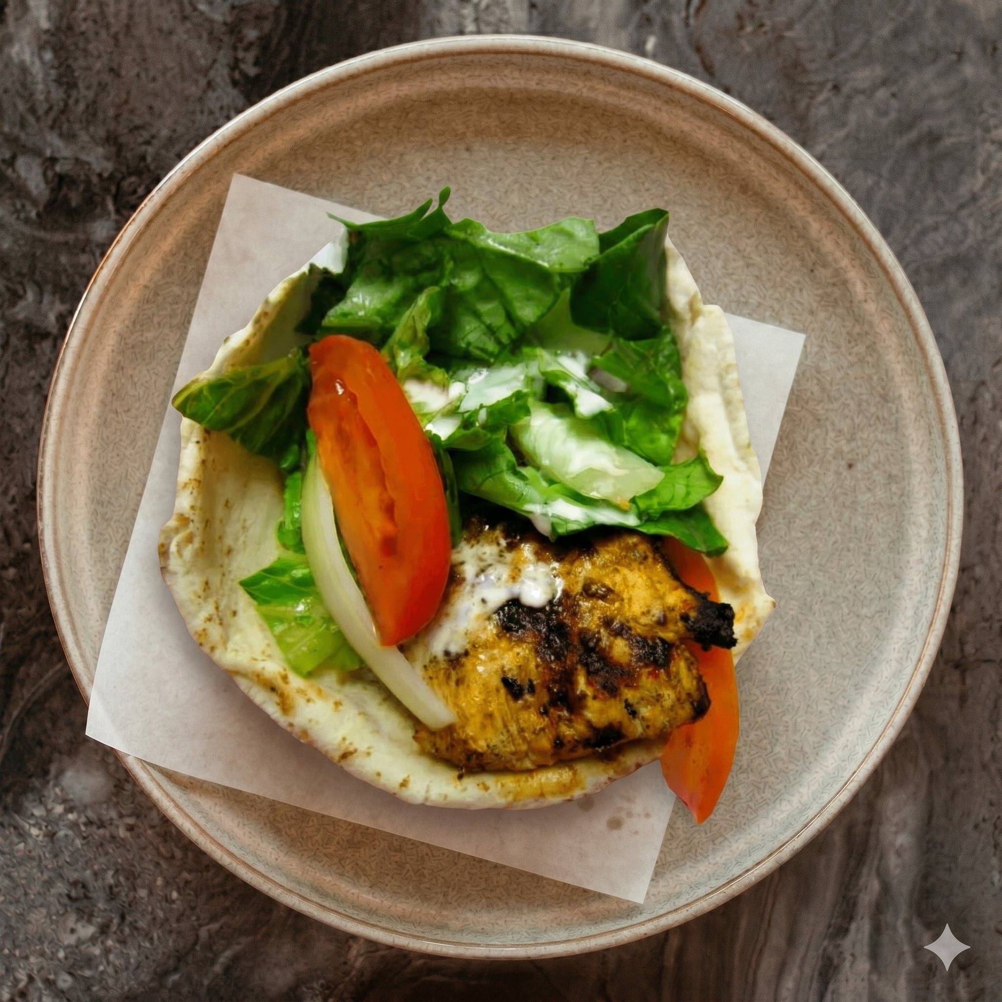 Chicken Shish Kabob Sandwich