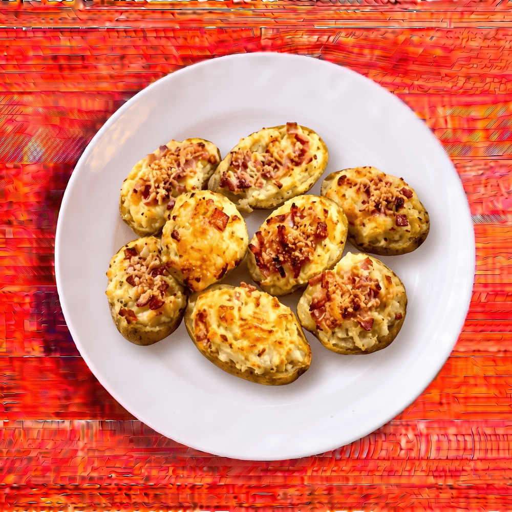 Potato Skin with Bacon & Cheese