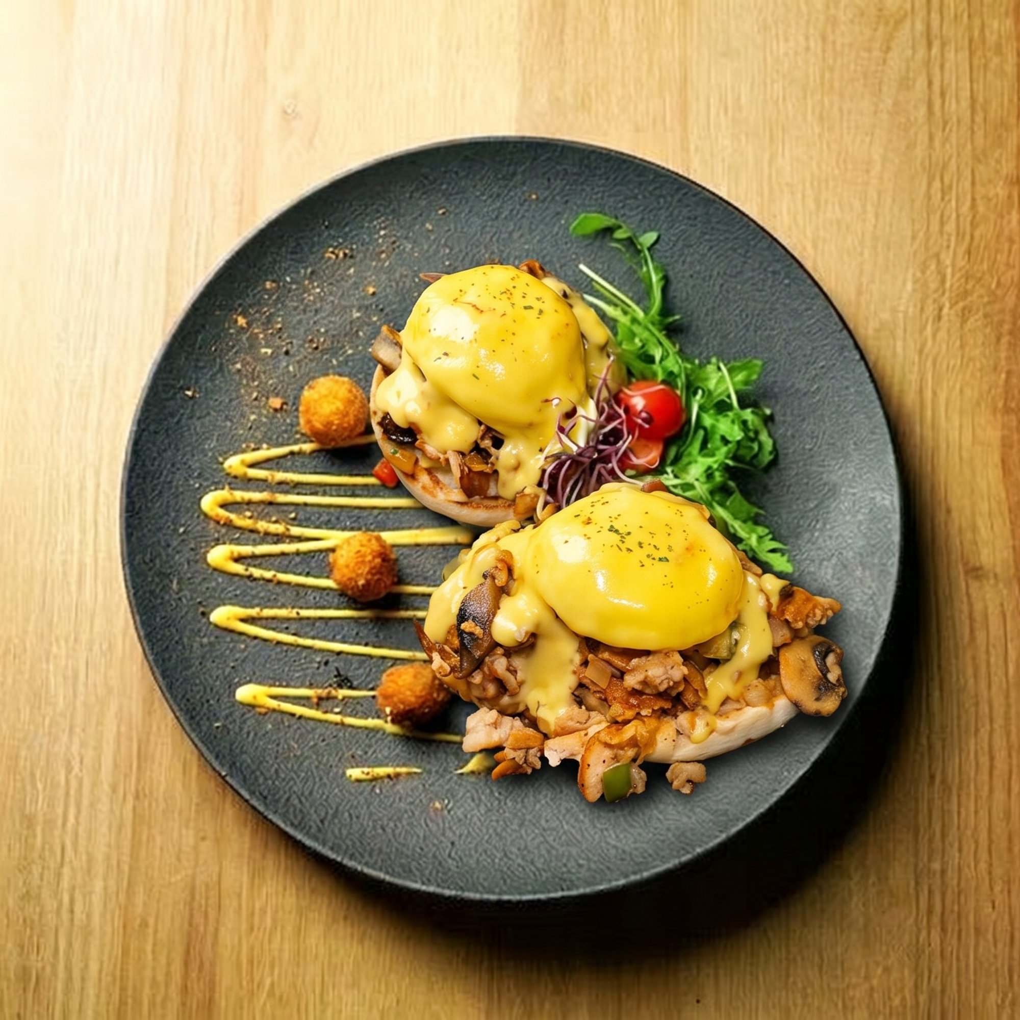 Chicken Philly Benedict