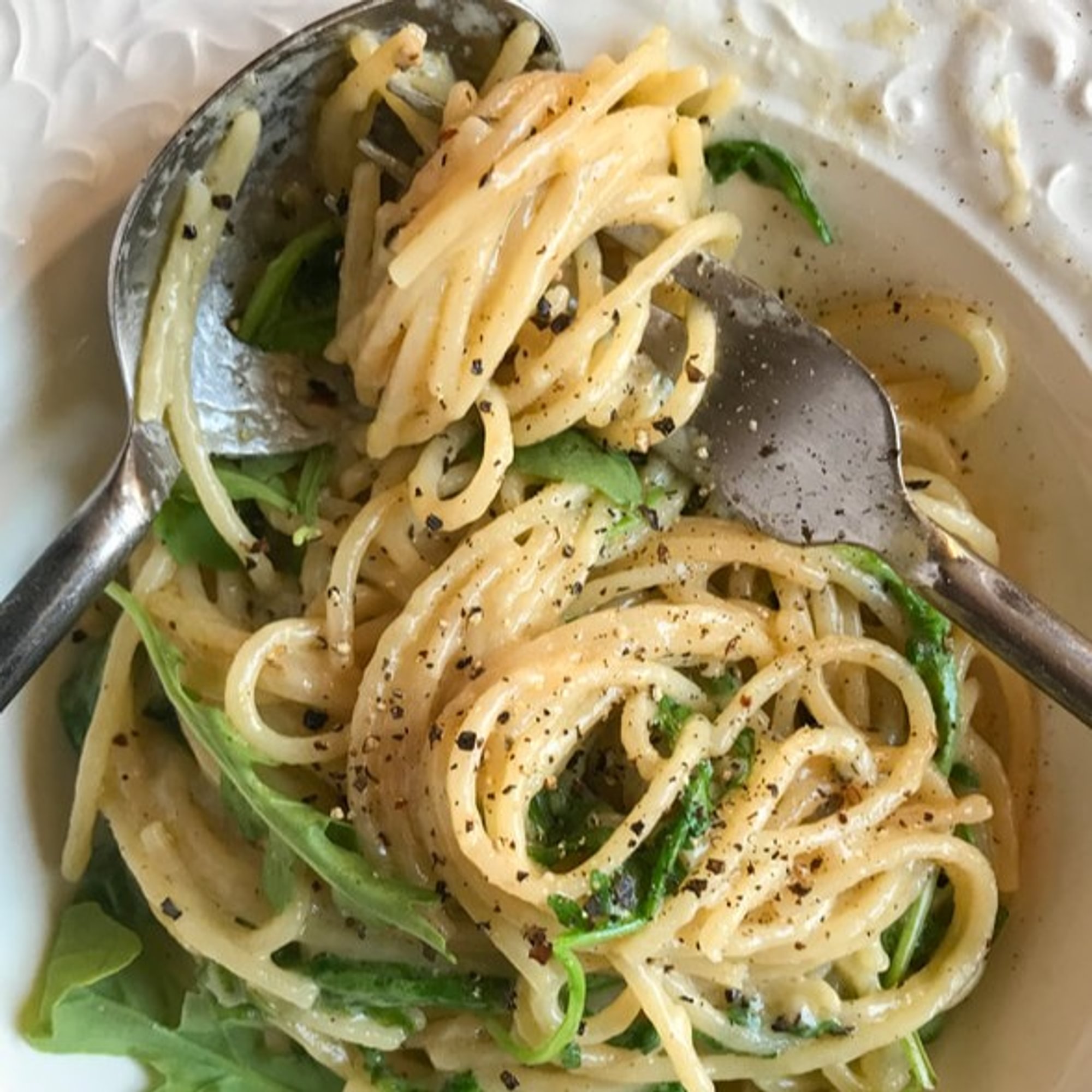 Linguine Feta Pepe Pasta