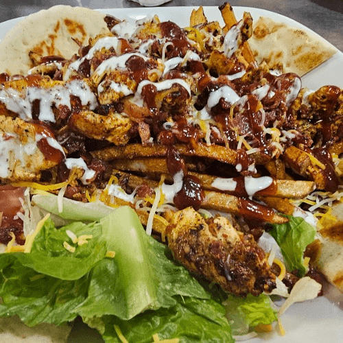 BBQ Bacon Cajun Chicken Salad