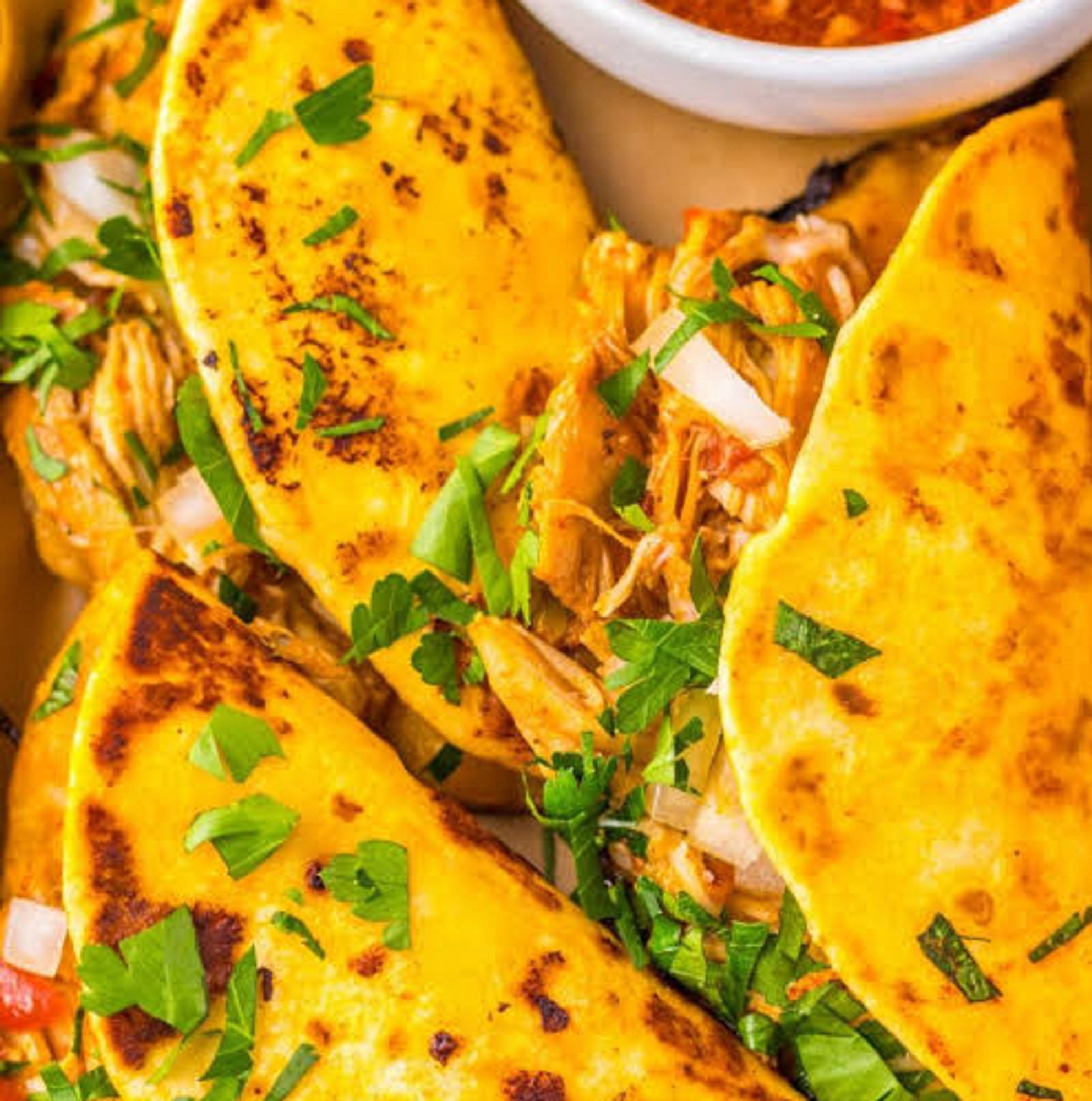 3 Chicken birria Tacos