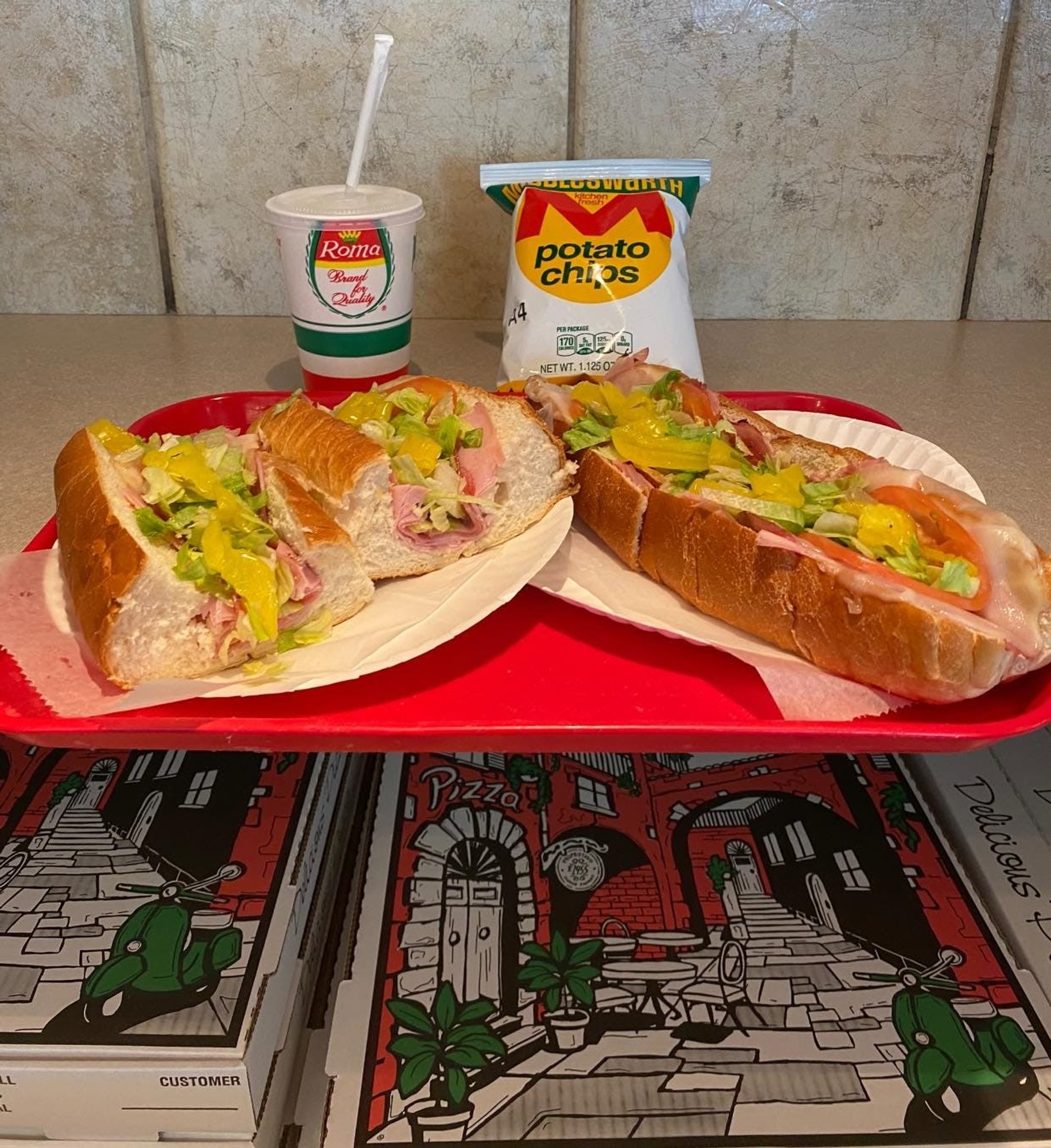 Ham, Turkey & Cheese Hoagie