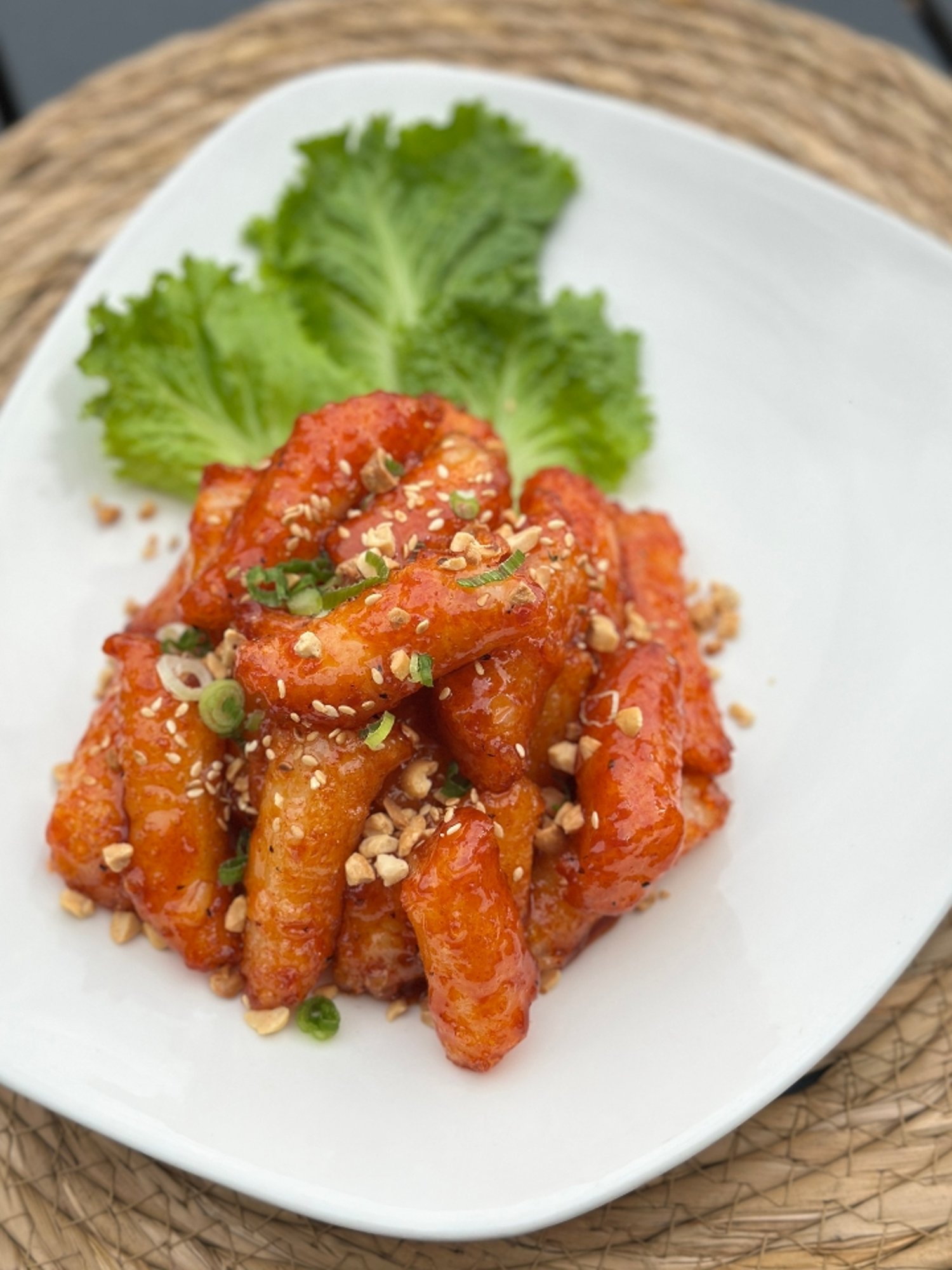 Fried rice cake