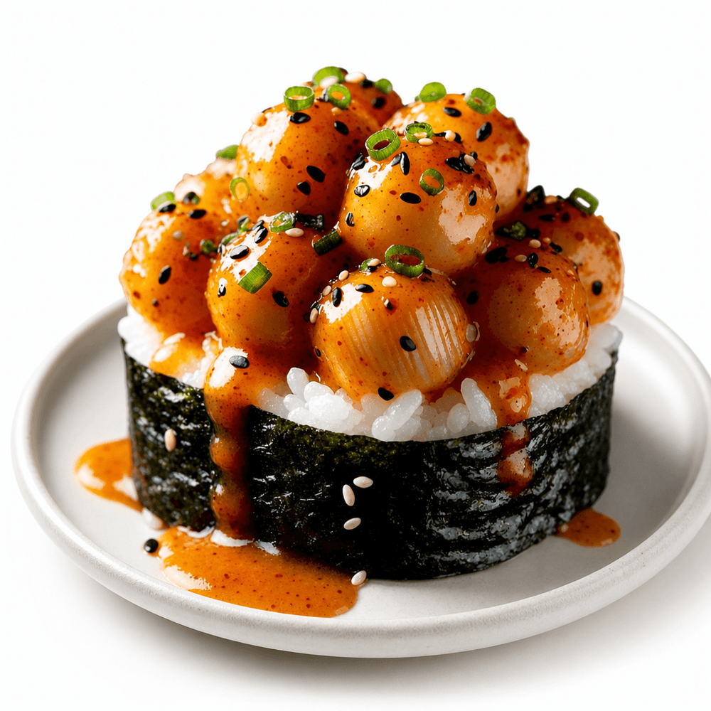Spicy Bay Scallop Nigiri