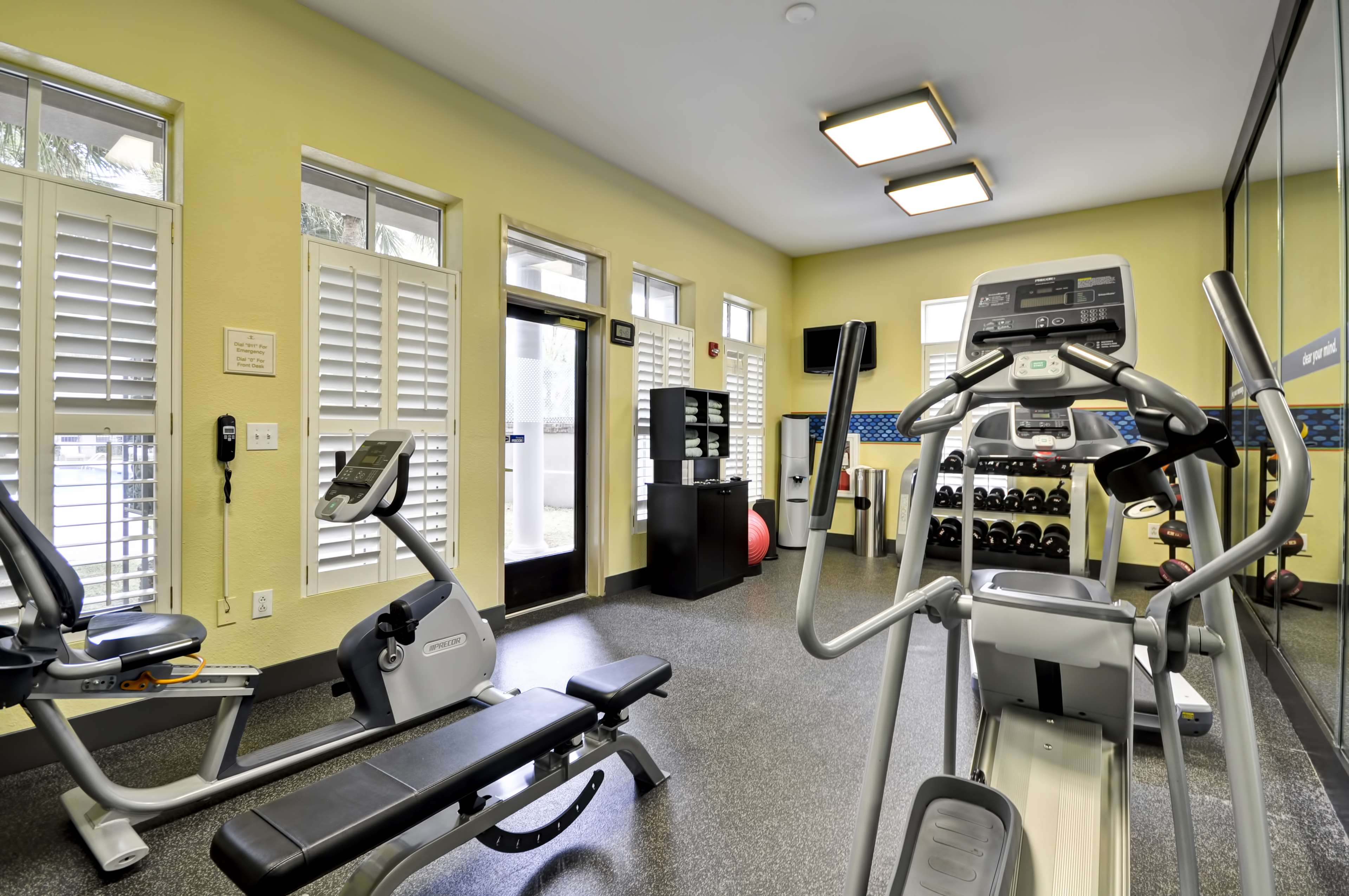 Health club  fitness center  gym