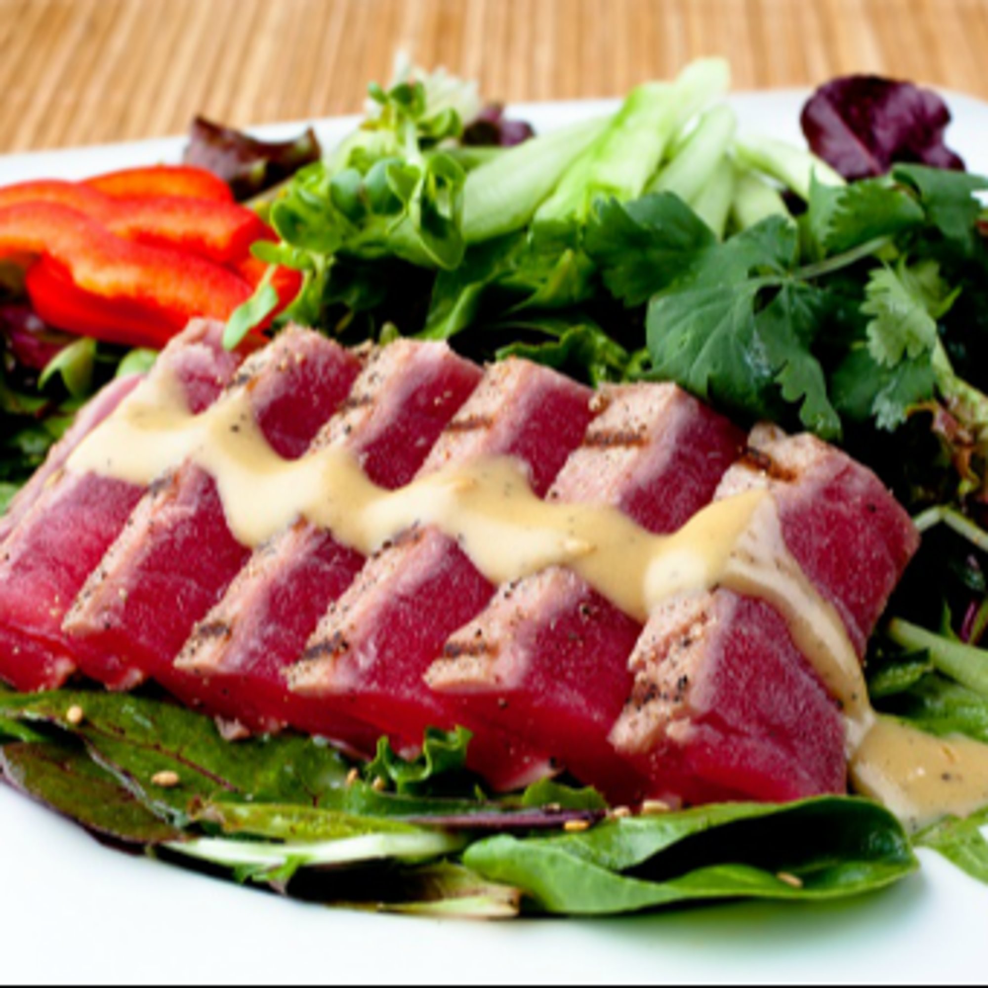 Seared Ahi Tuna Sashimi