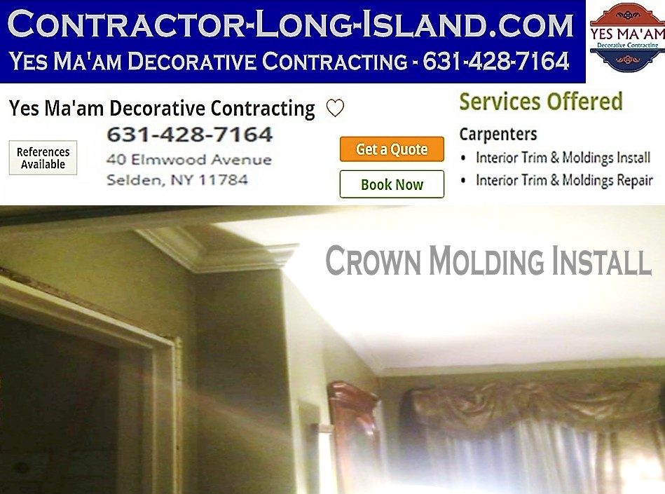 Custom Crown Molding | 631-428-7164 | Contractor Long Island