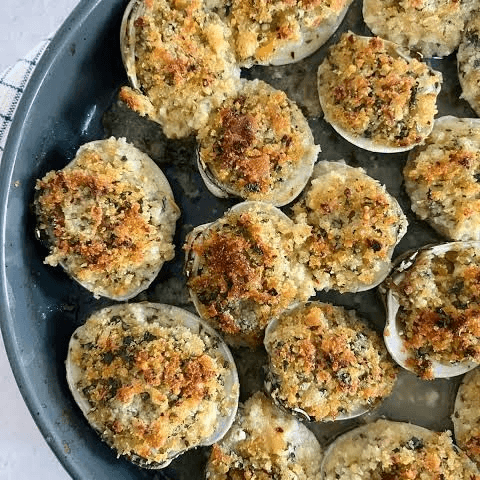 Baked Clams Oreganata