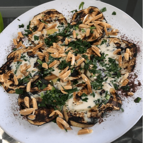 Grilled Eggplant Salad