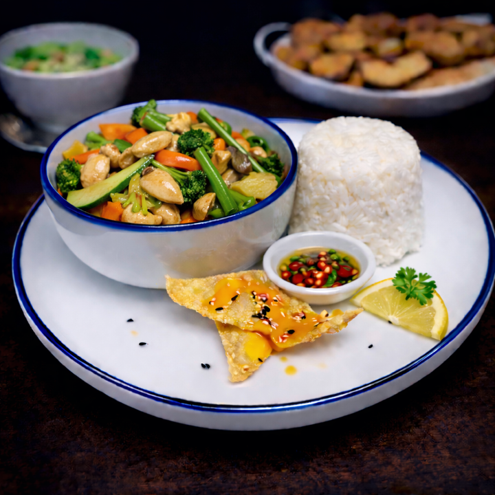 L-Mixed Veggies+ Rice