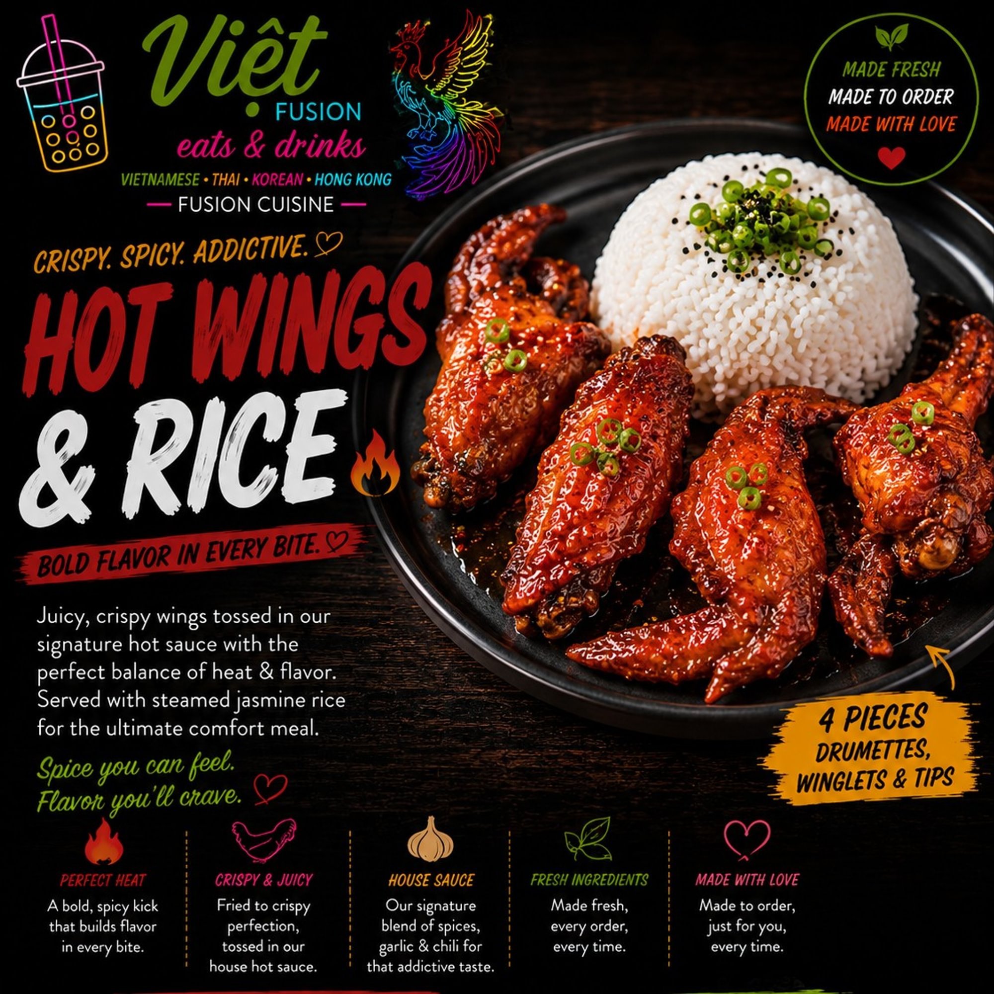 R10. Hot & Spicy Wings