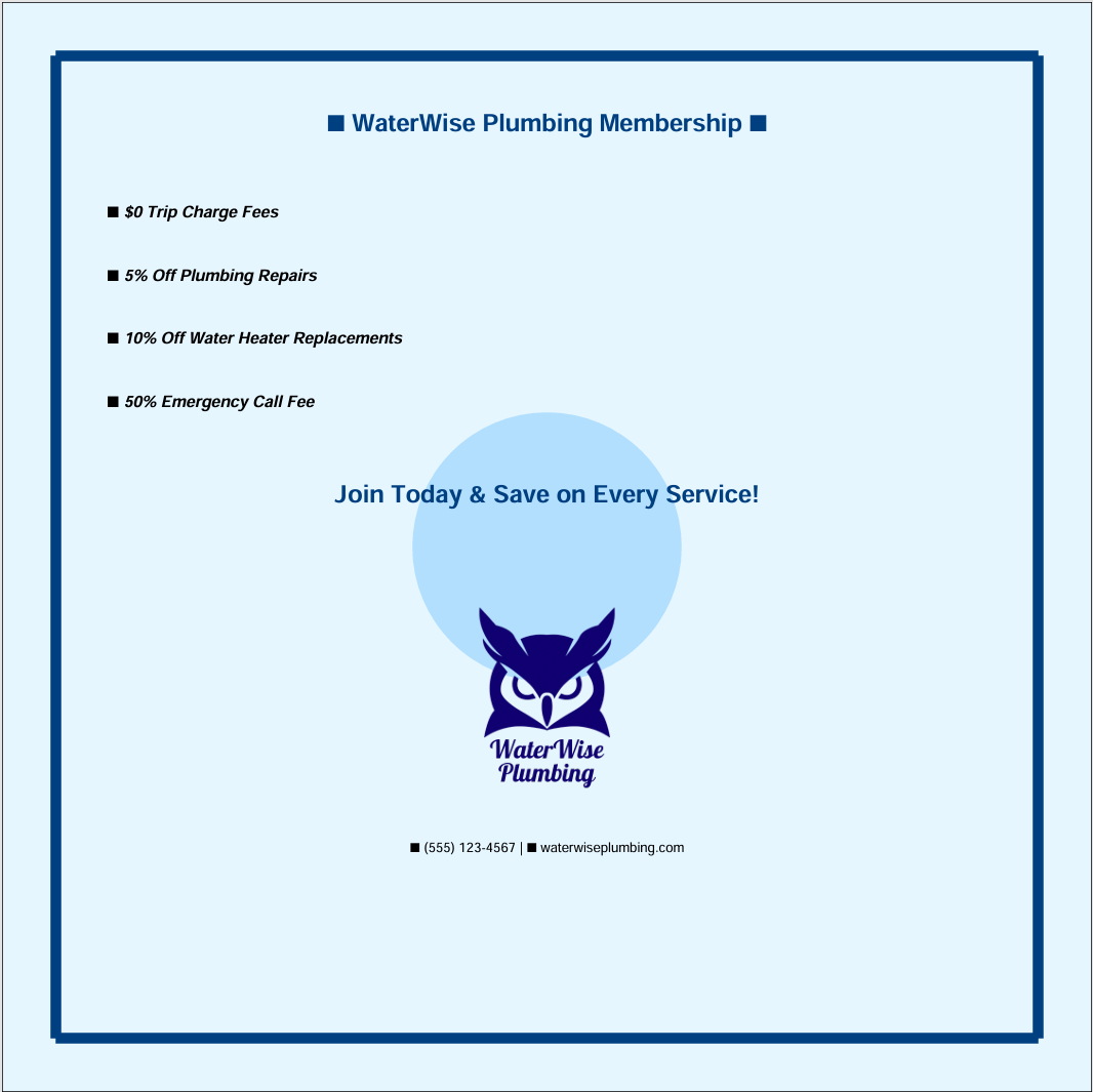 WaterWise Plumbing Image