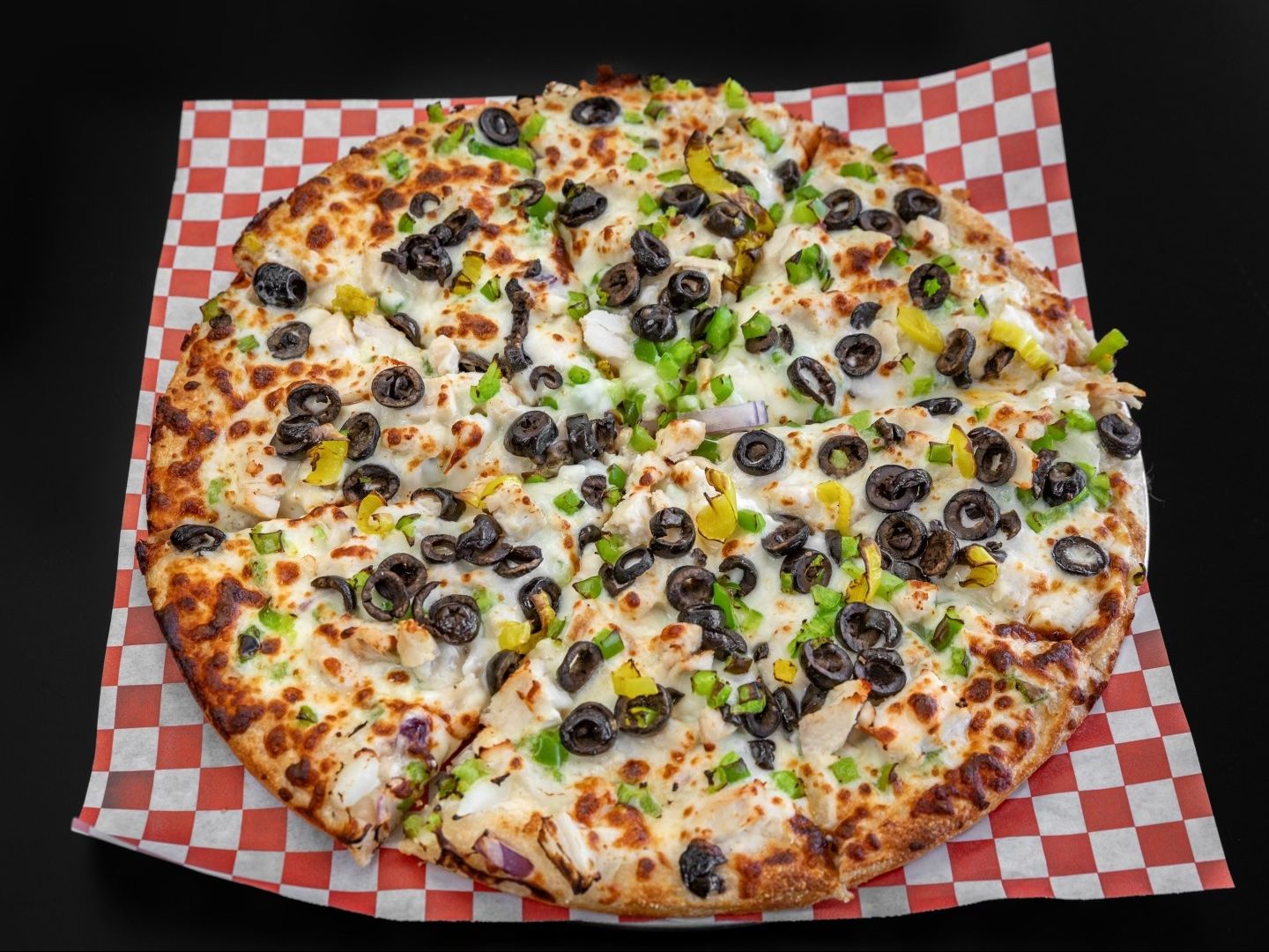 Alfredo Chicken Pizza