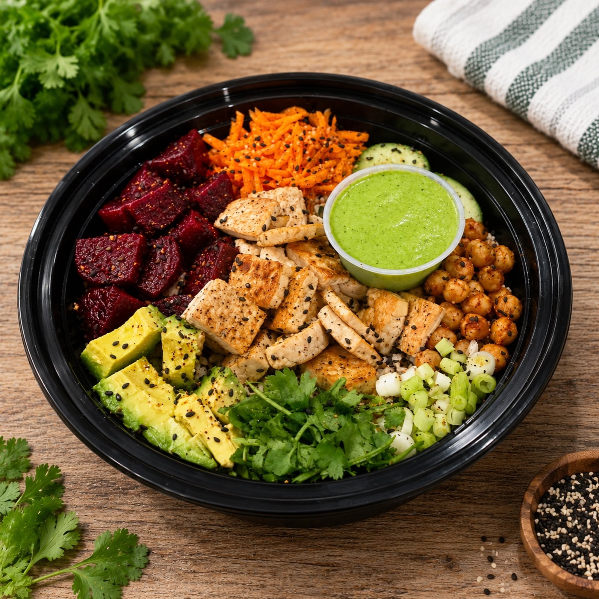 Vegan Tofu & Beet Bowl (V)