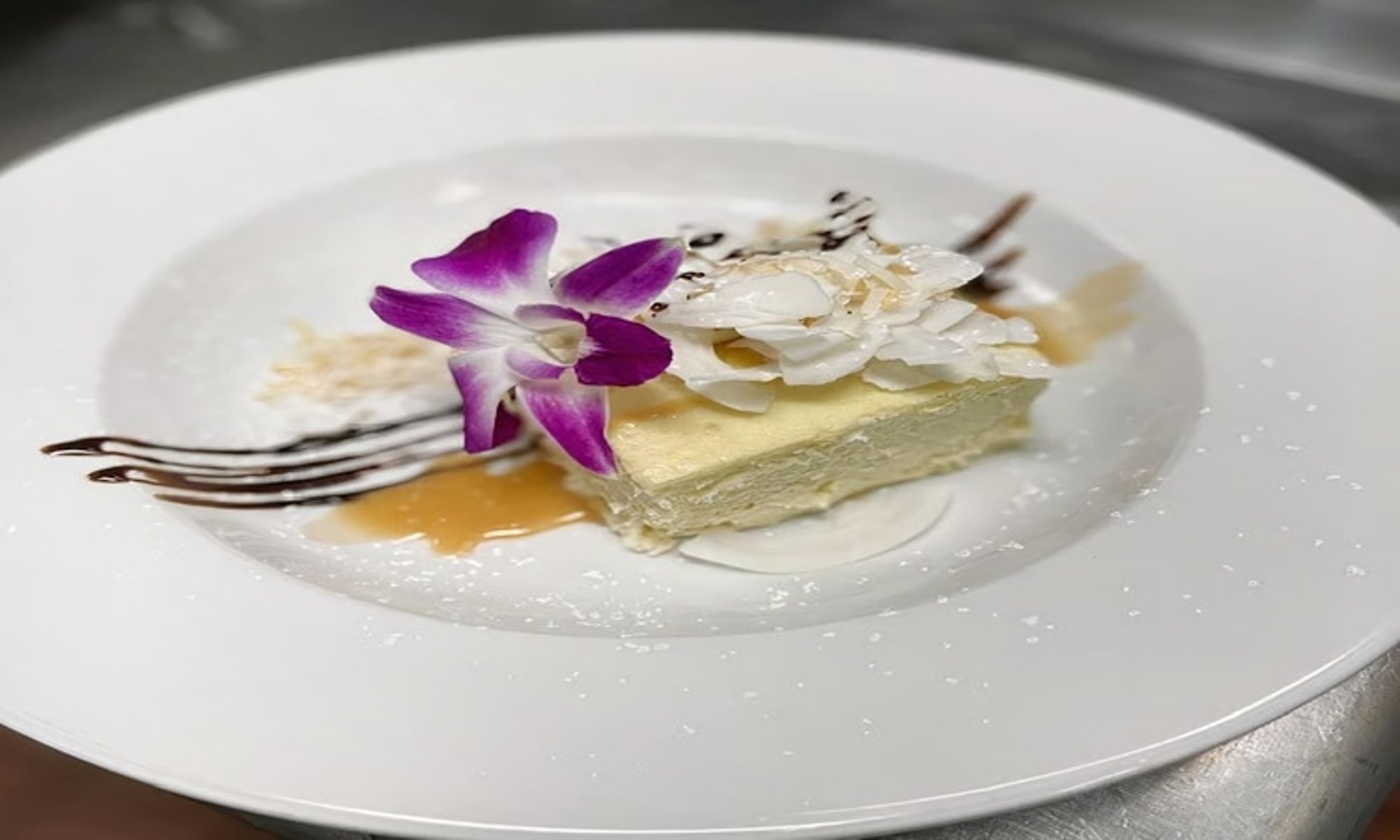Coconut cheesecake