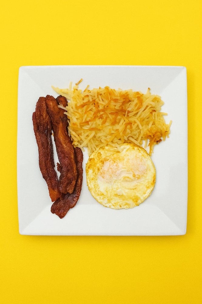 Thick Slice Bacon & Eggs