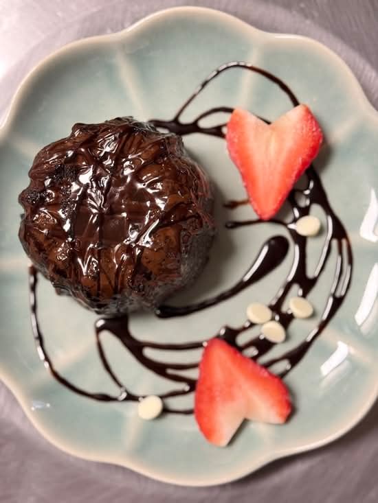 Molten Chocolate Cake (No Ice Cream)
