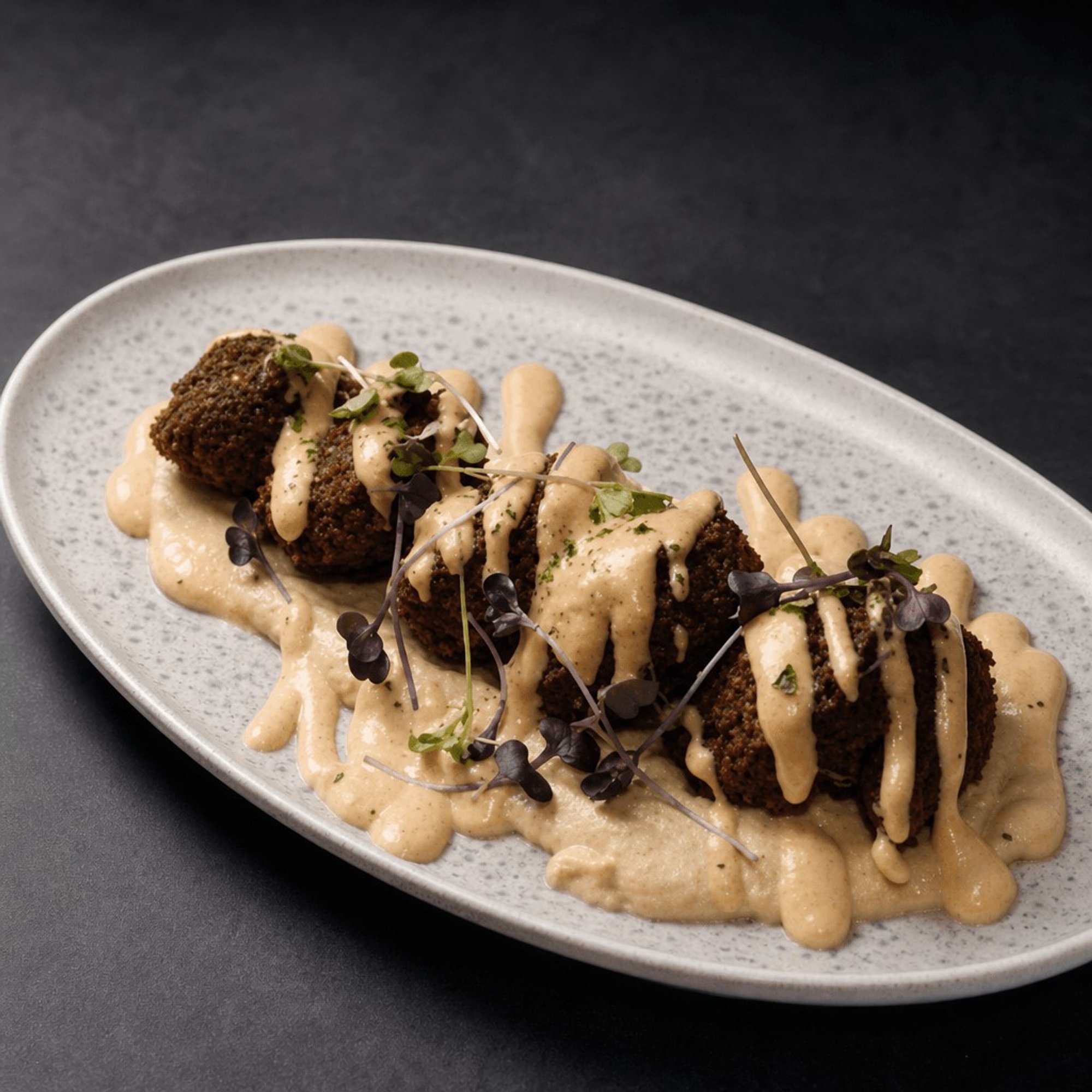 Falafel and Hummus