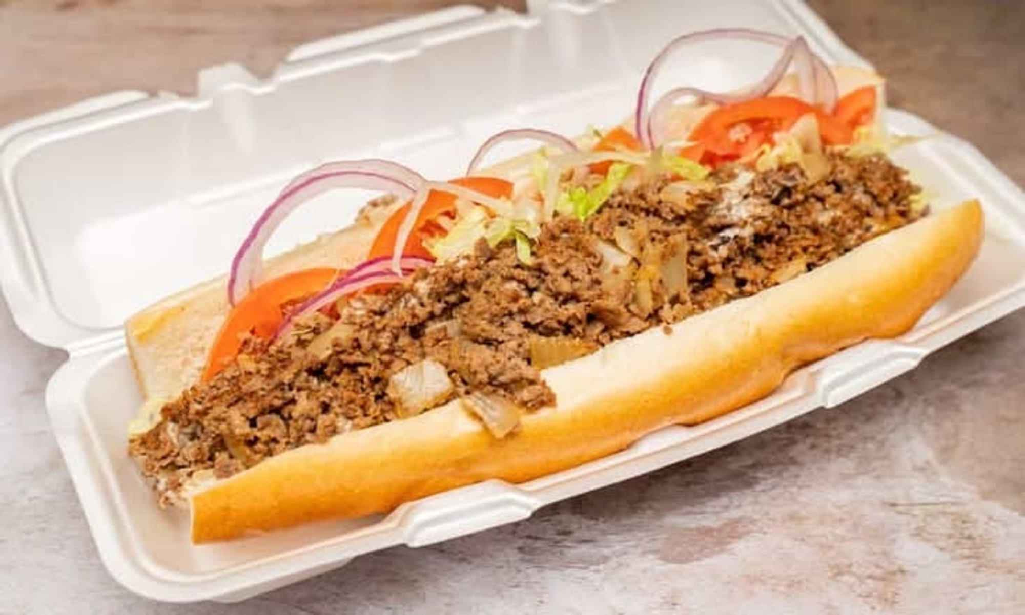 Bacon Cheesesteak Sandwich